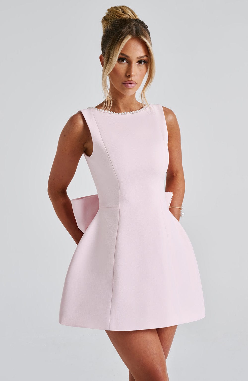 minilena Carrie Mini Dress Blush