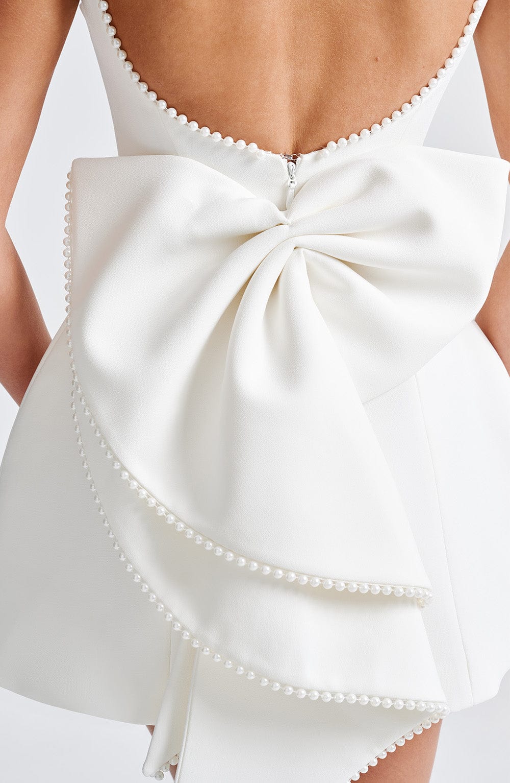minilena Carrie Mini Dress Ivory