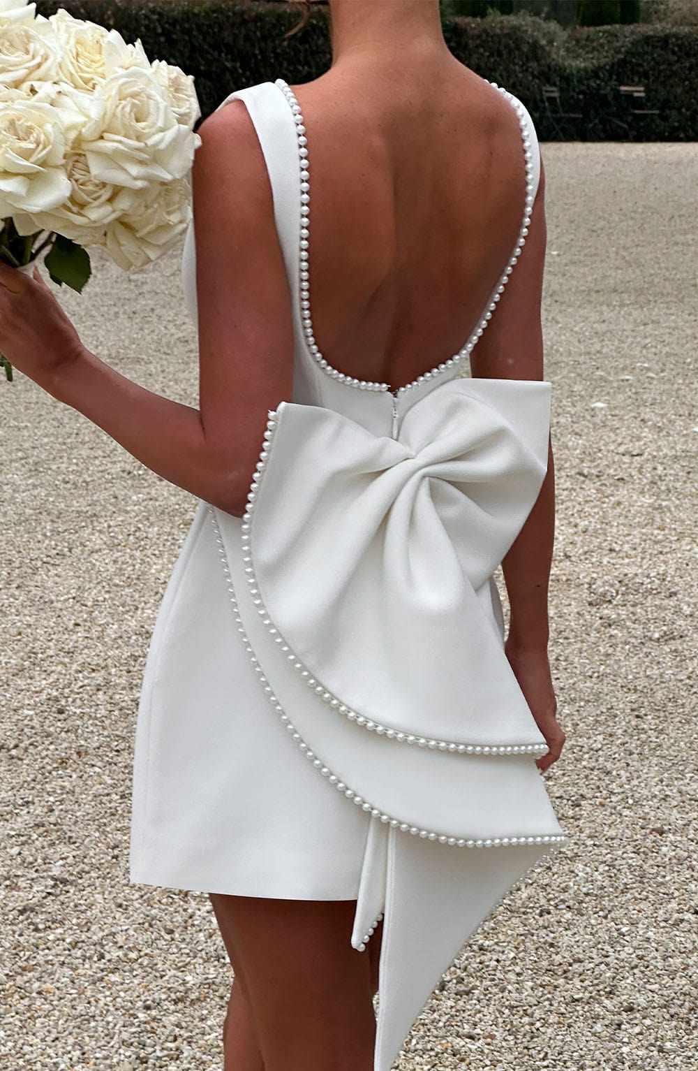 minilena Carrie Mini Dress Ivory