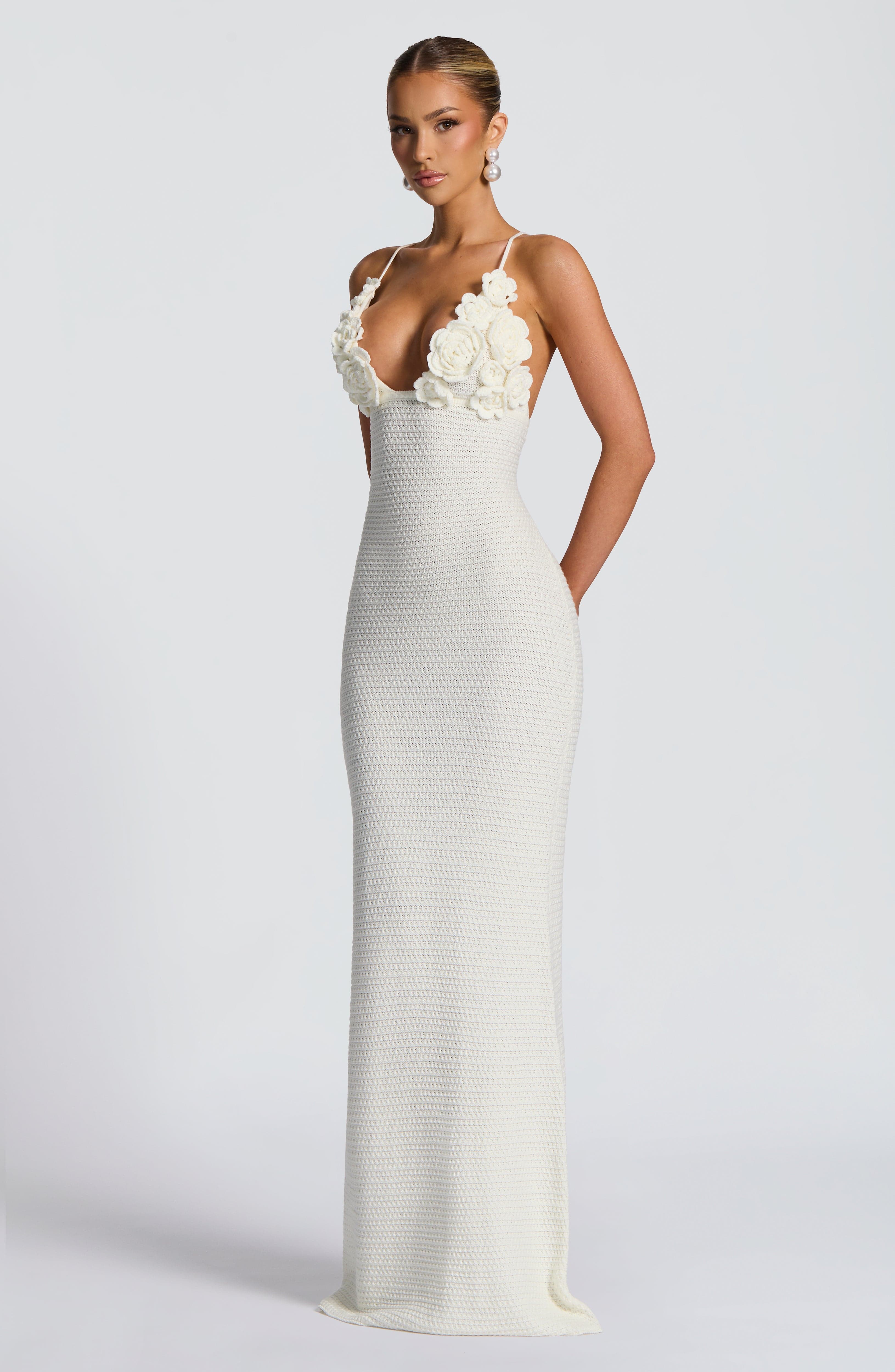 minilena Celaena Maxi Dress Ivory