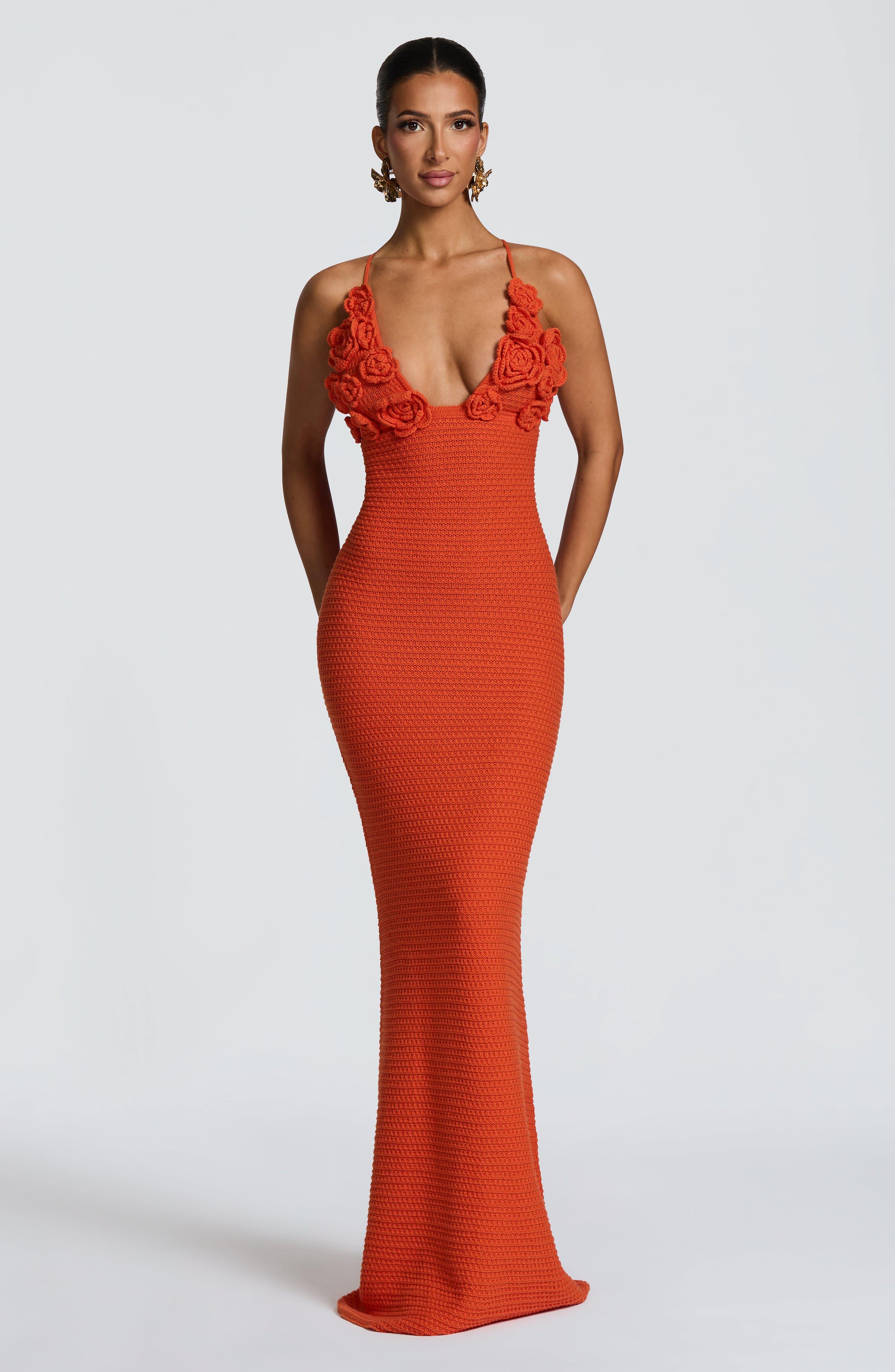 minilena Celaena Maxi Dress Orange