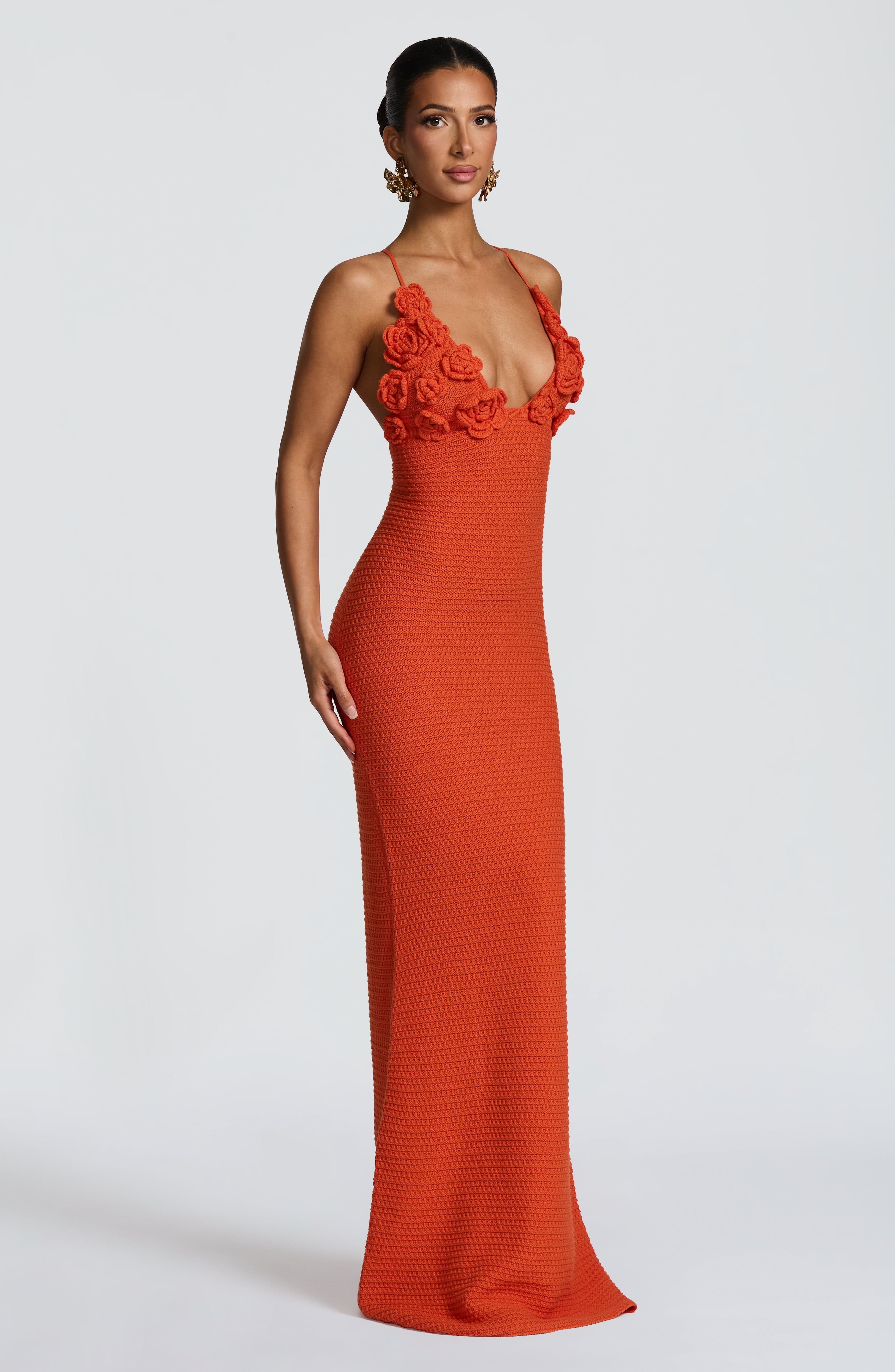 minilena Celaena Maxi Dress Orange