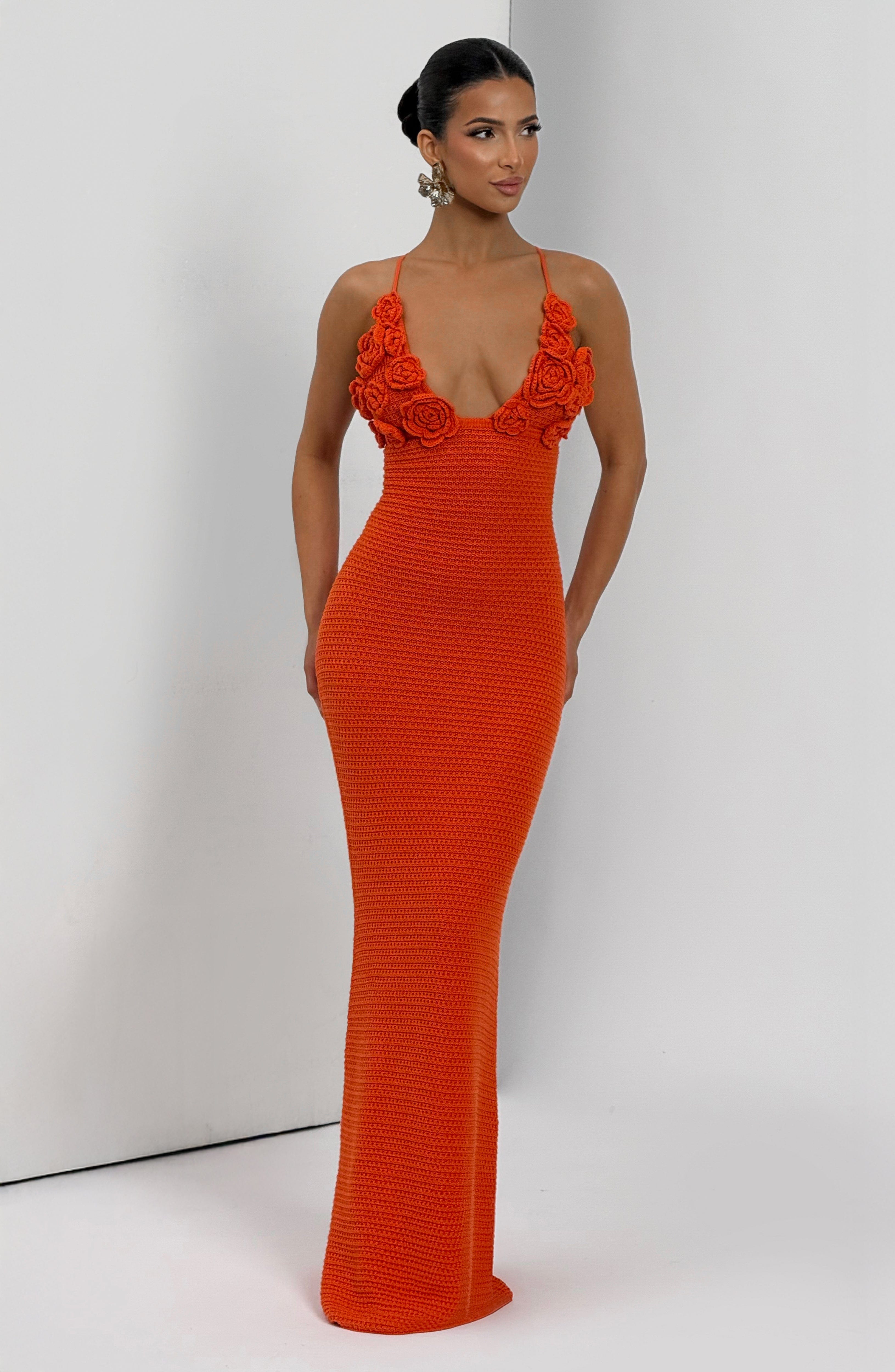 minilena Celaena Maxi Dress Orange