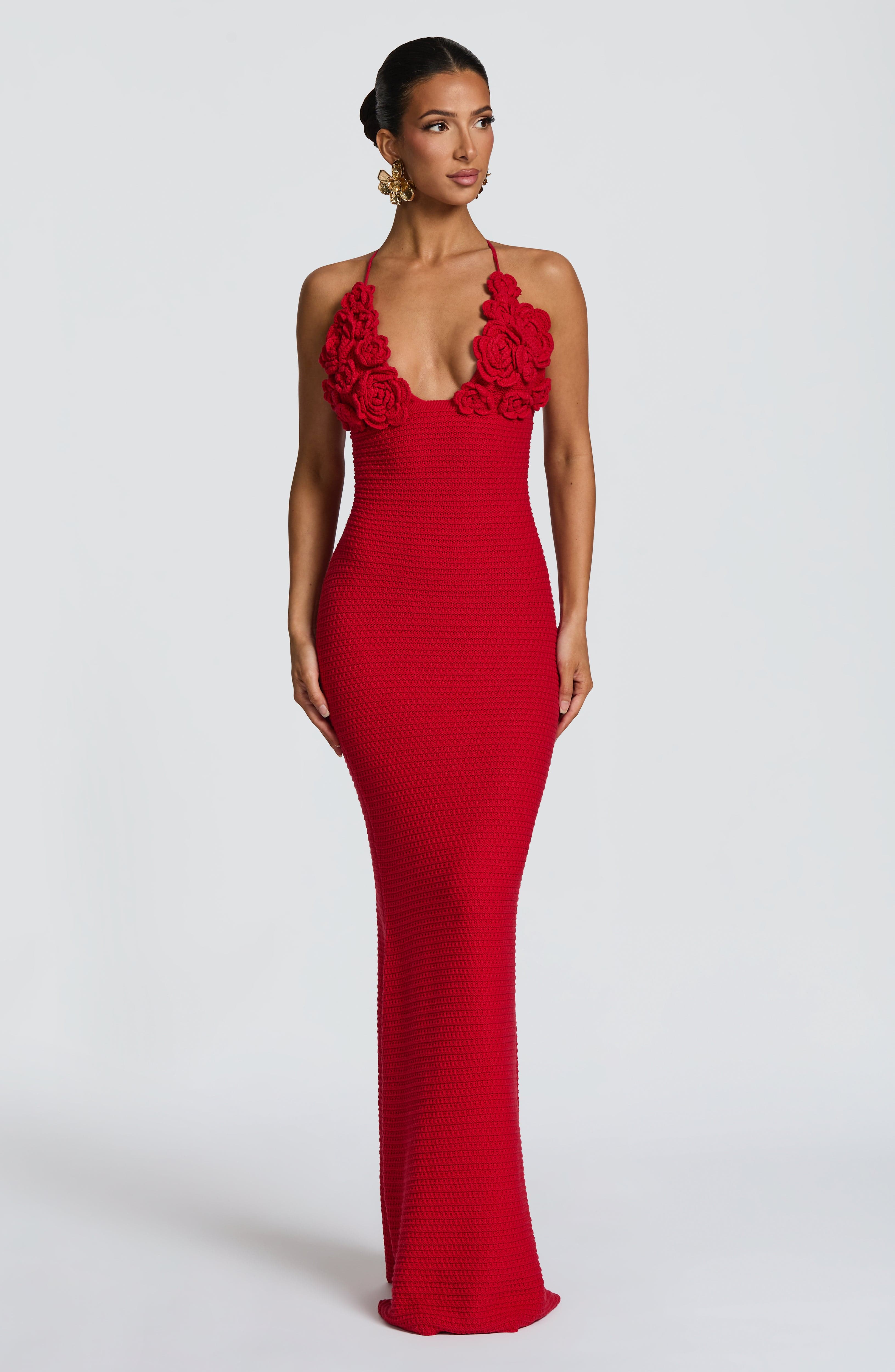 minilena Celaena Maxi Dress Red