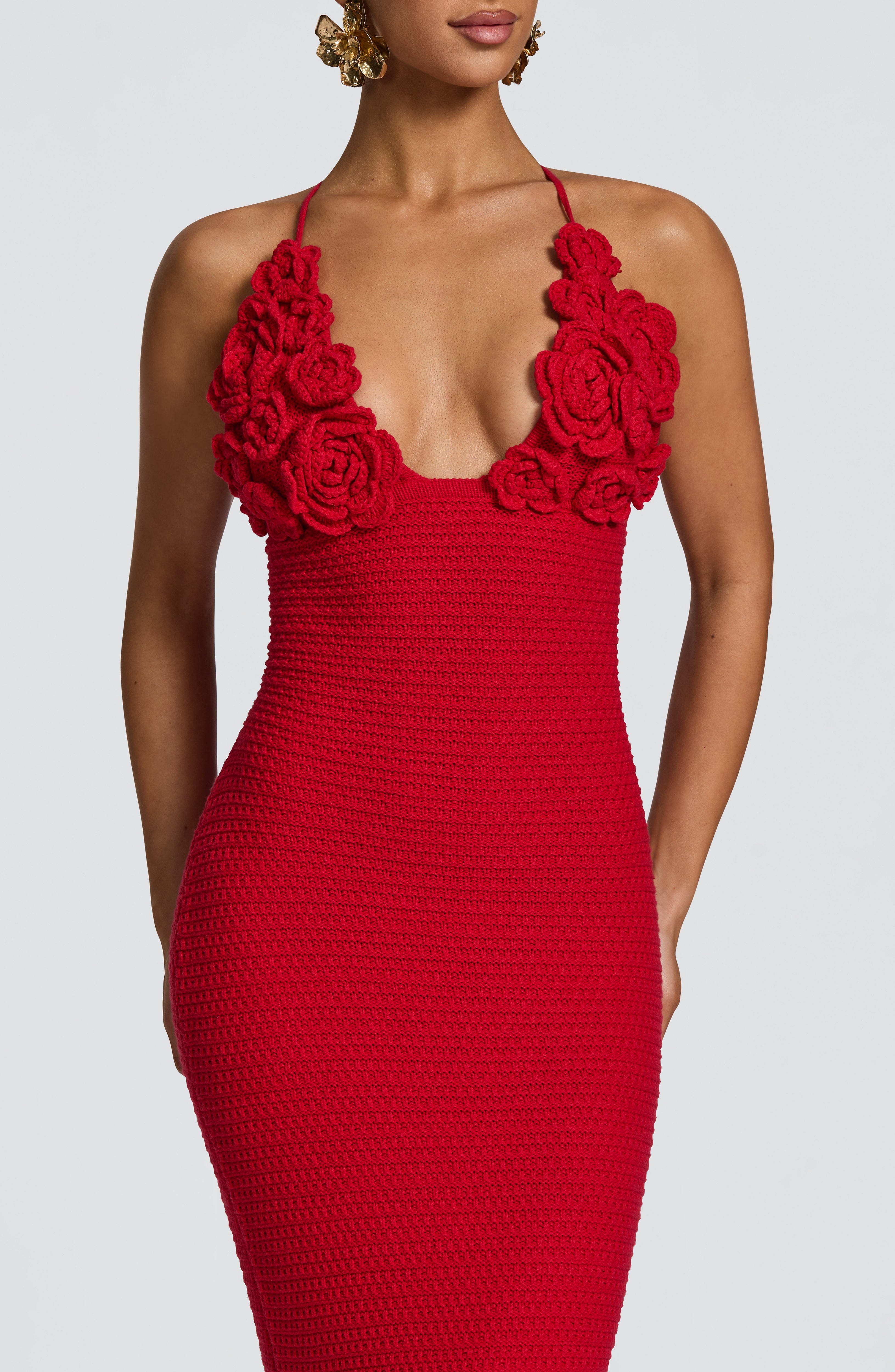 minilena Celaena Maxi Dress Red