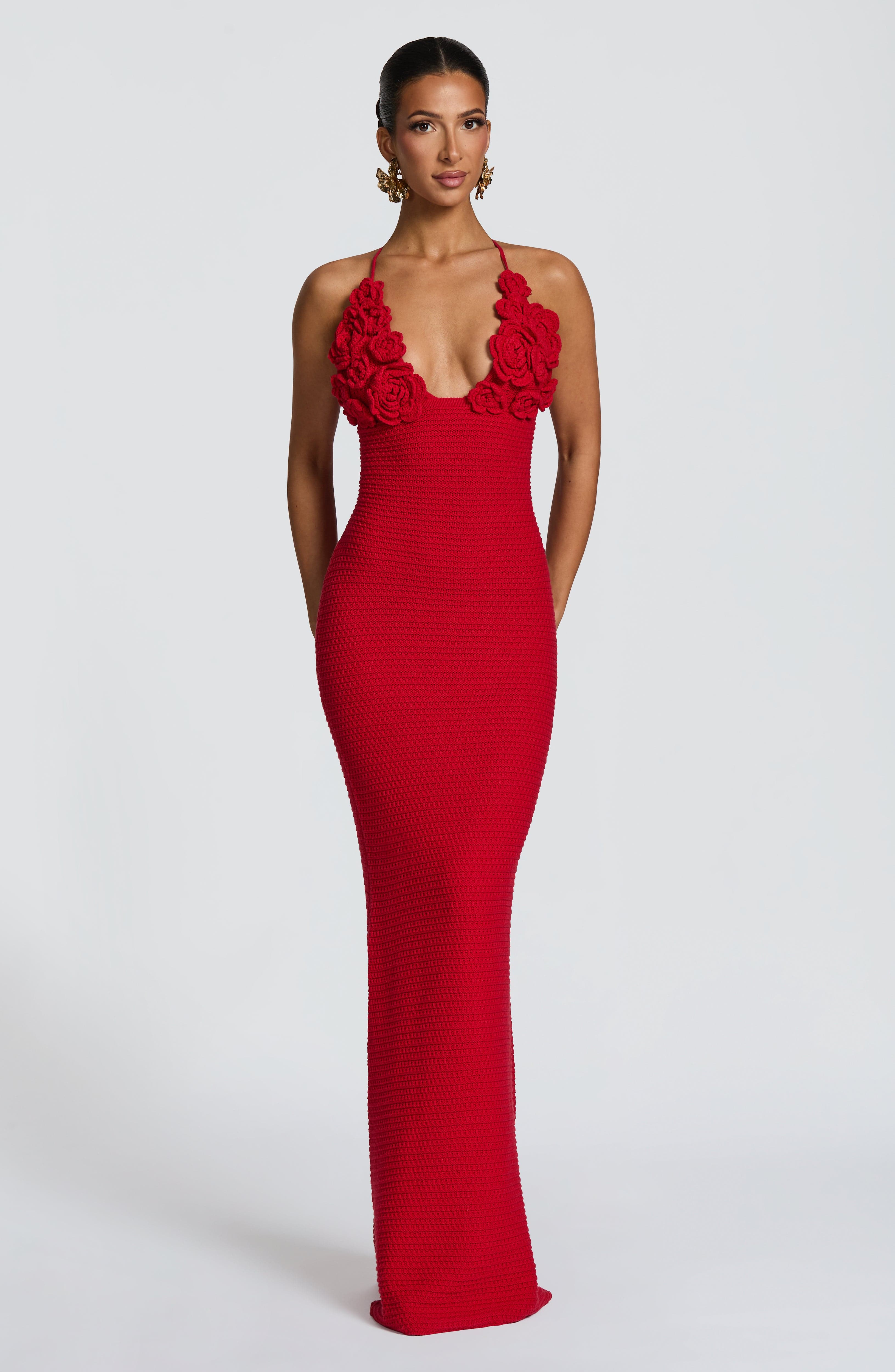 minilena Celaena Maxi Dress Red