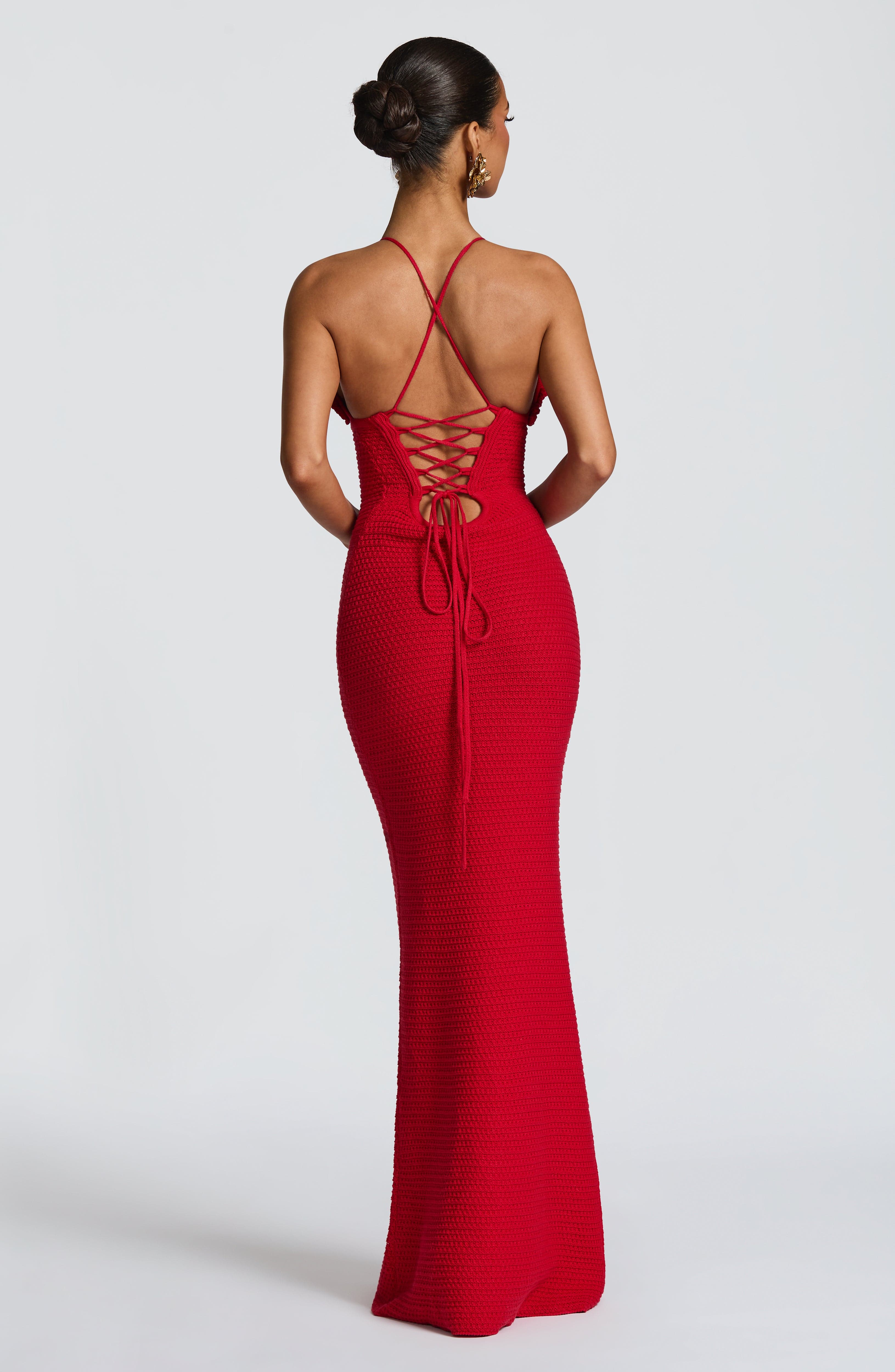 minilena Celaena Maxi Dress Red