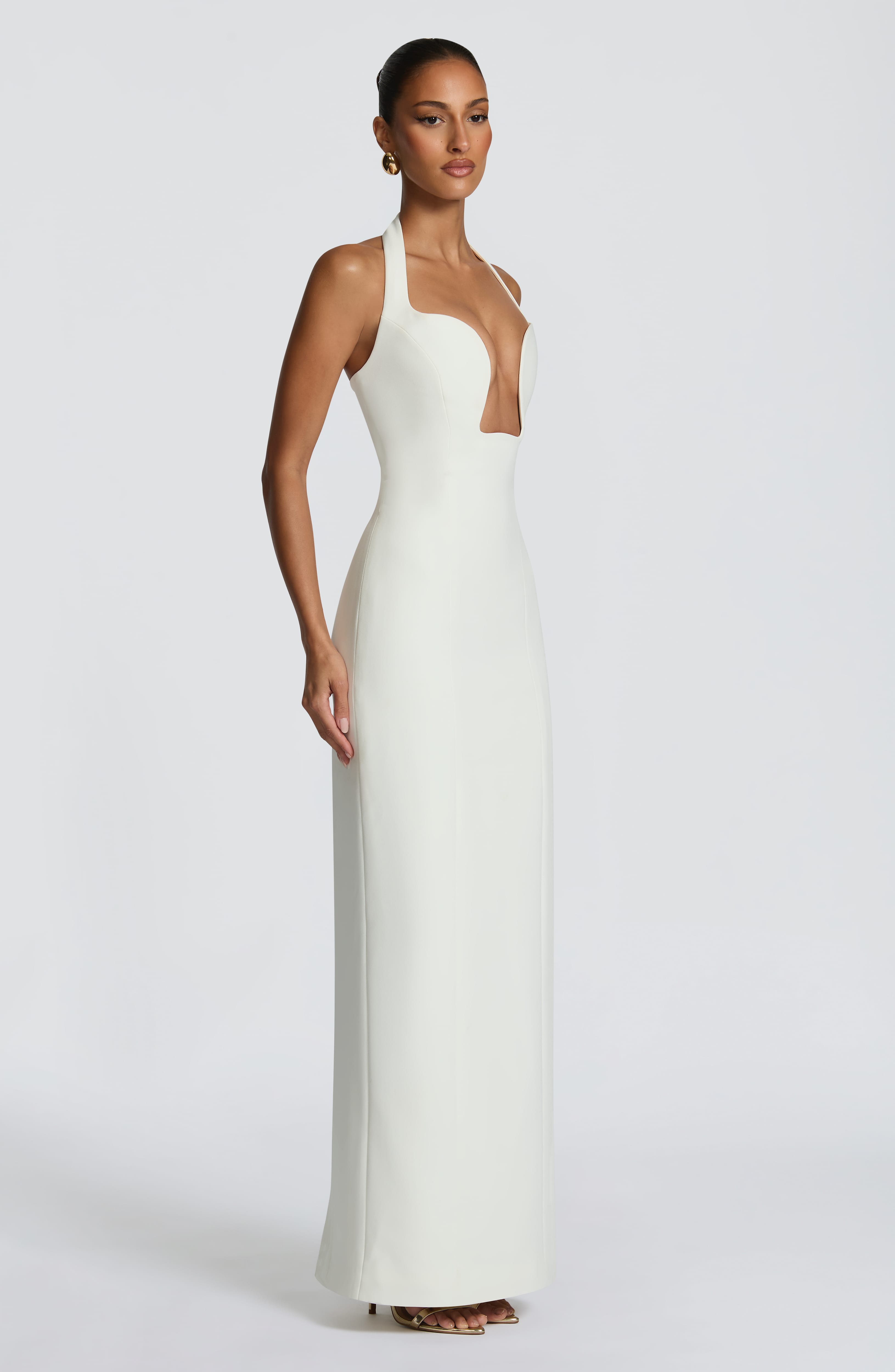 minilena Charlotte Maxi Dress Ivory