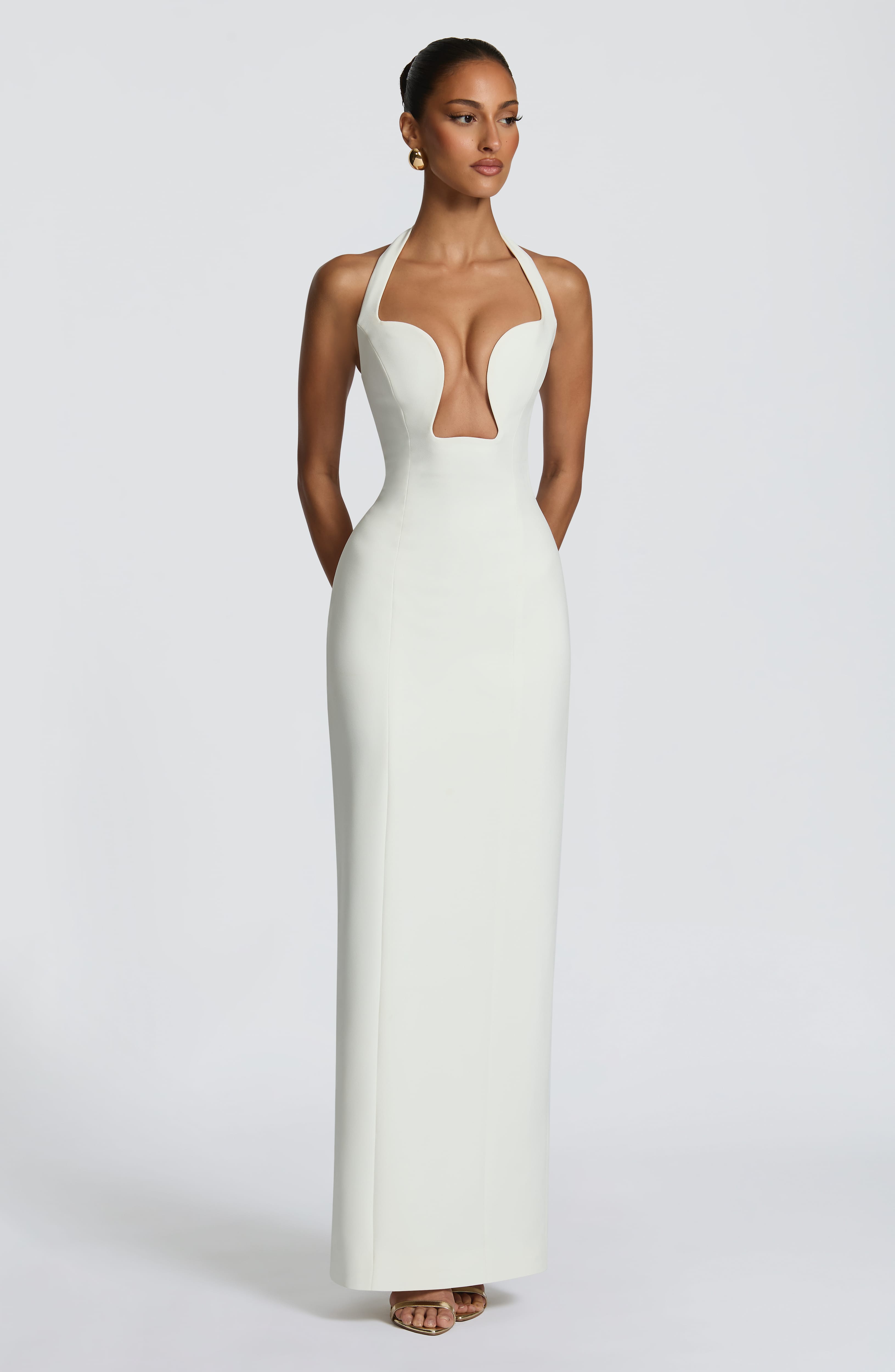 minilena Charlotte Maxi Dress Ivory