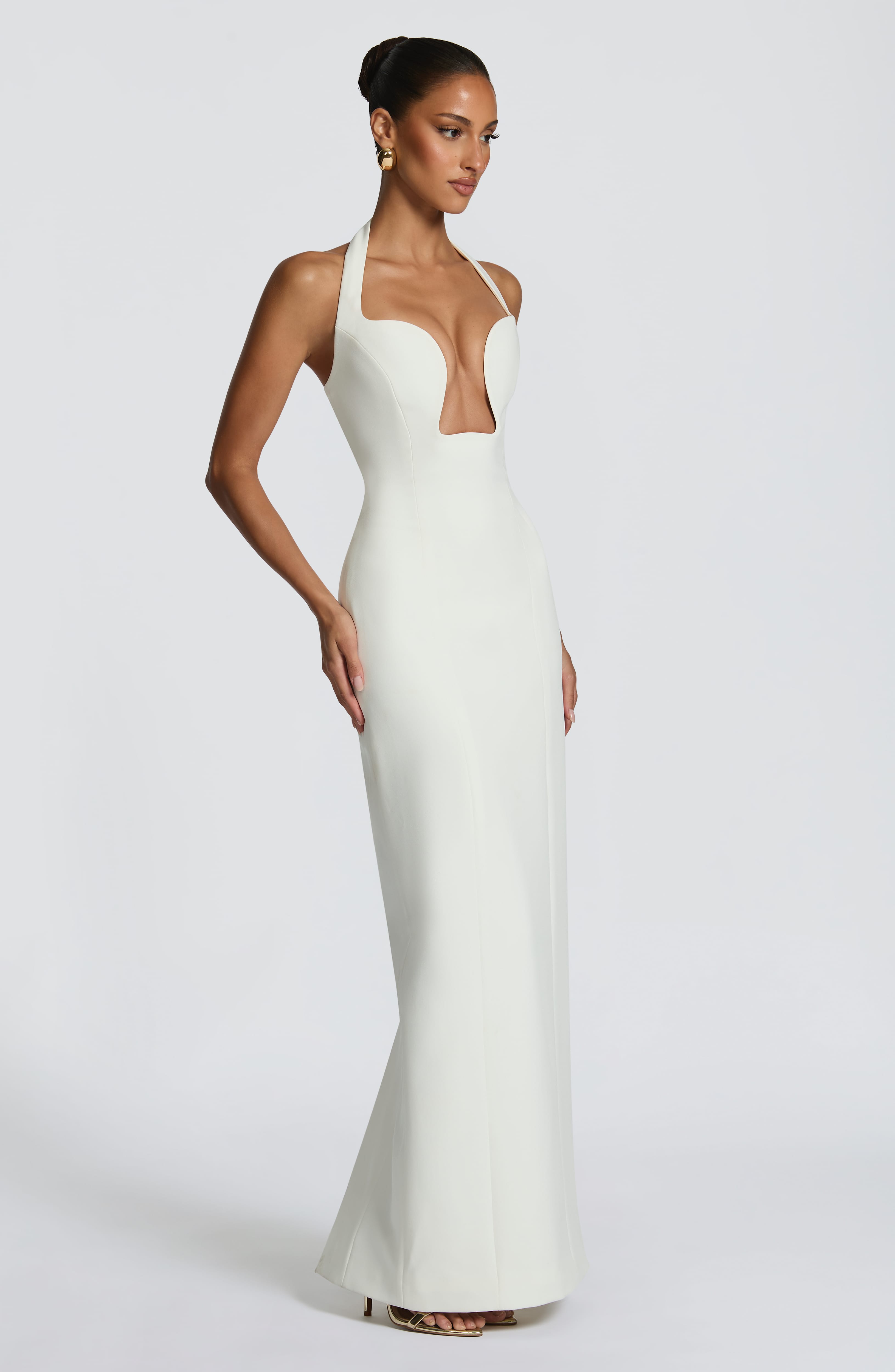 minilena Charlotte Maxi Dress Ivory