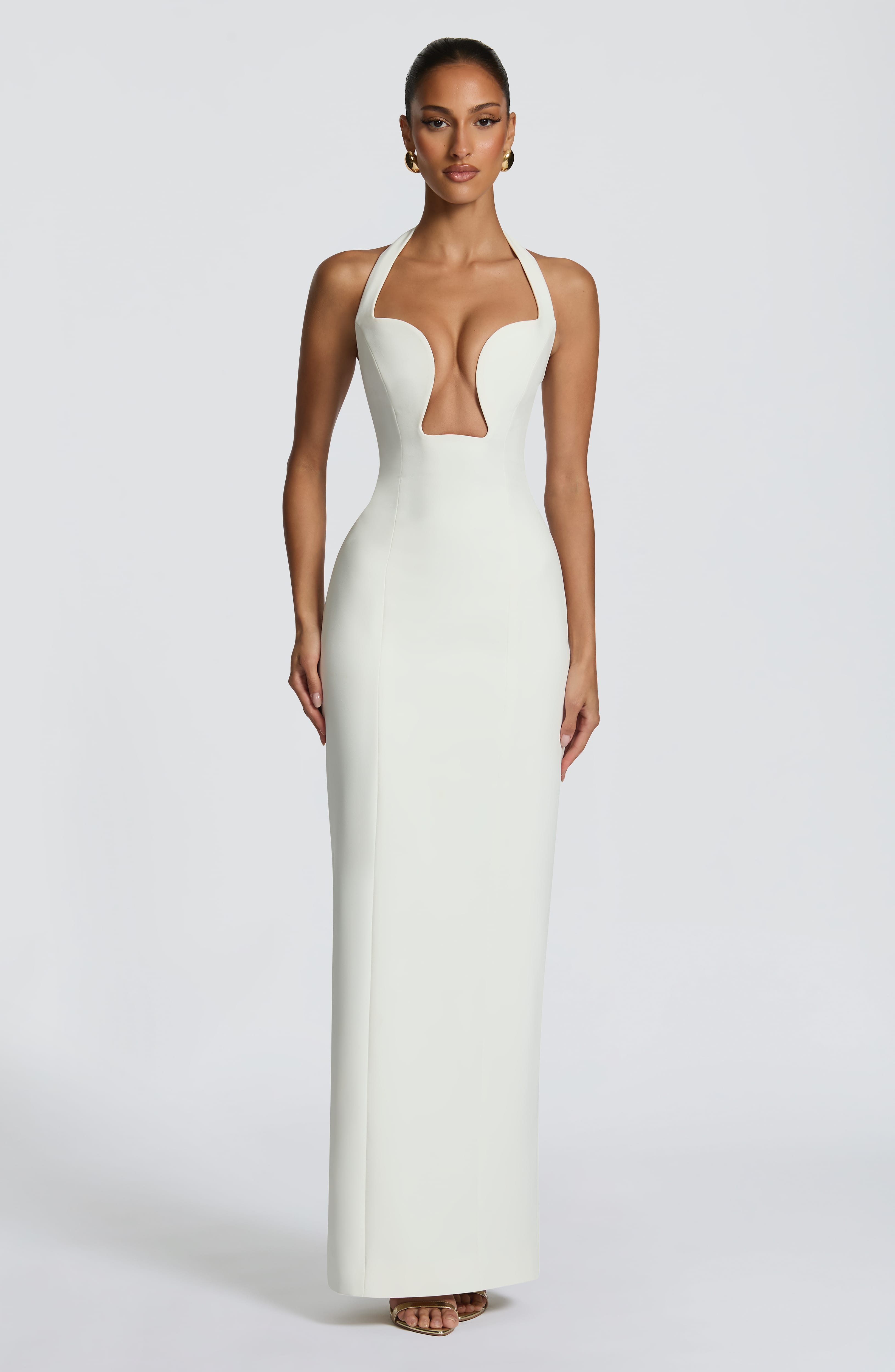 minilena Charlotte Maxi Dress Ivory