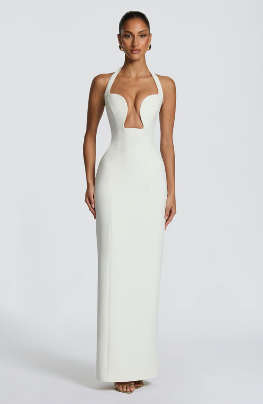 minilena Charlotte Maxi Dress Ivory