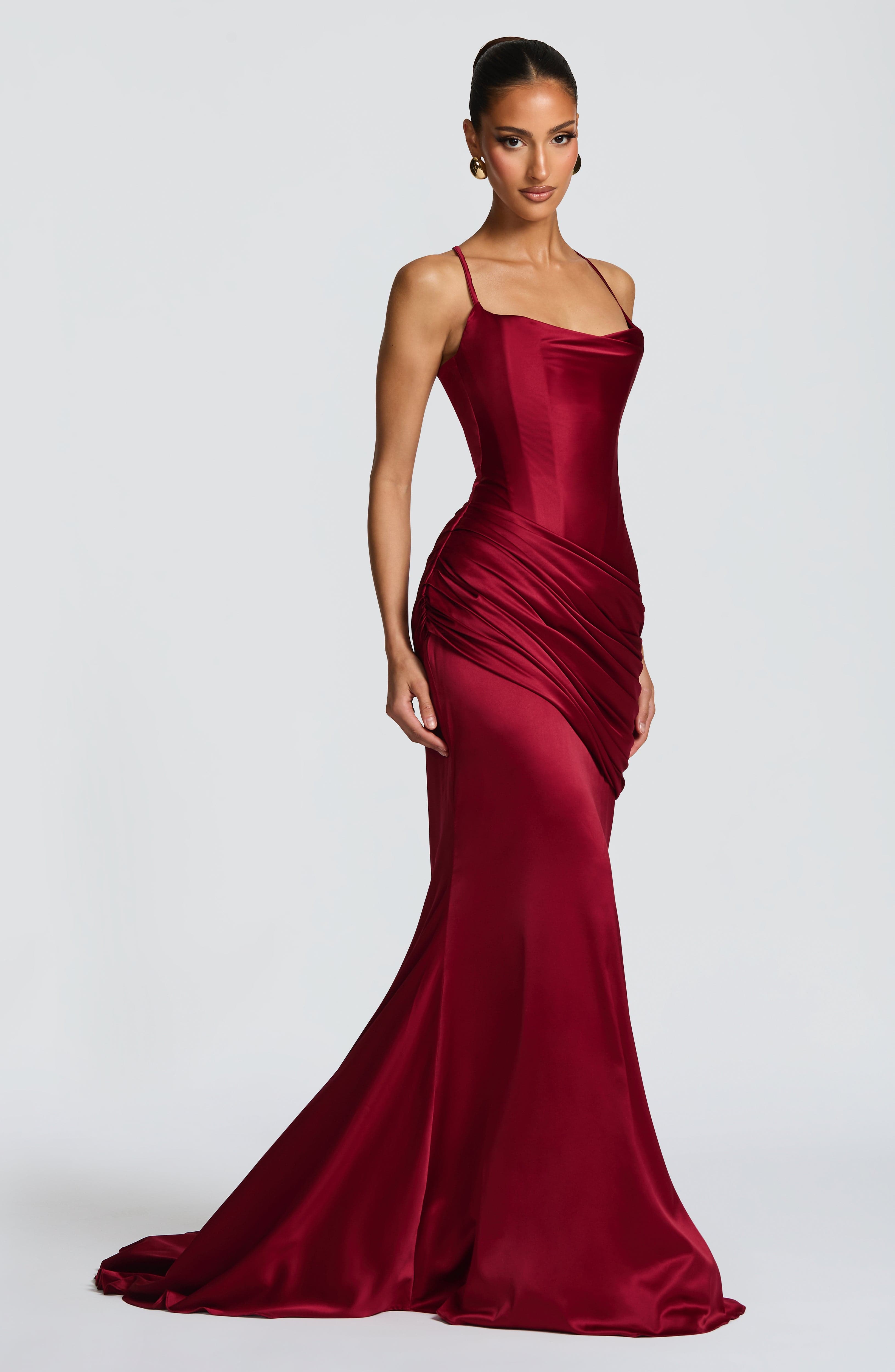 minilena Connie Gown Burgundy