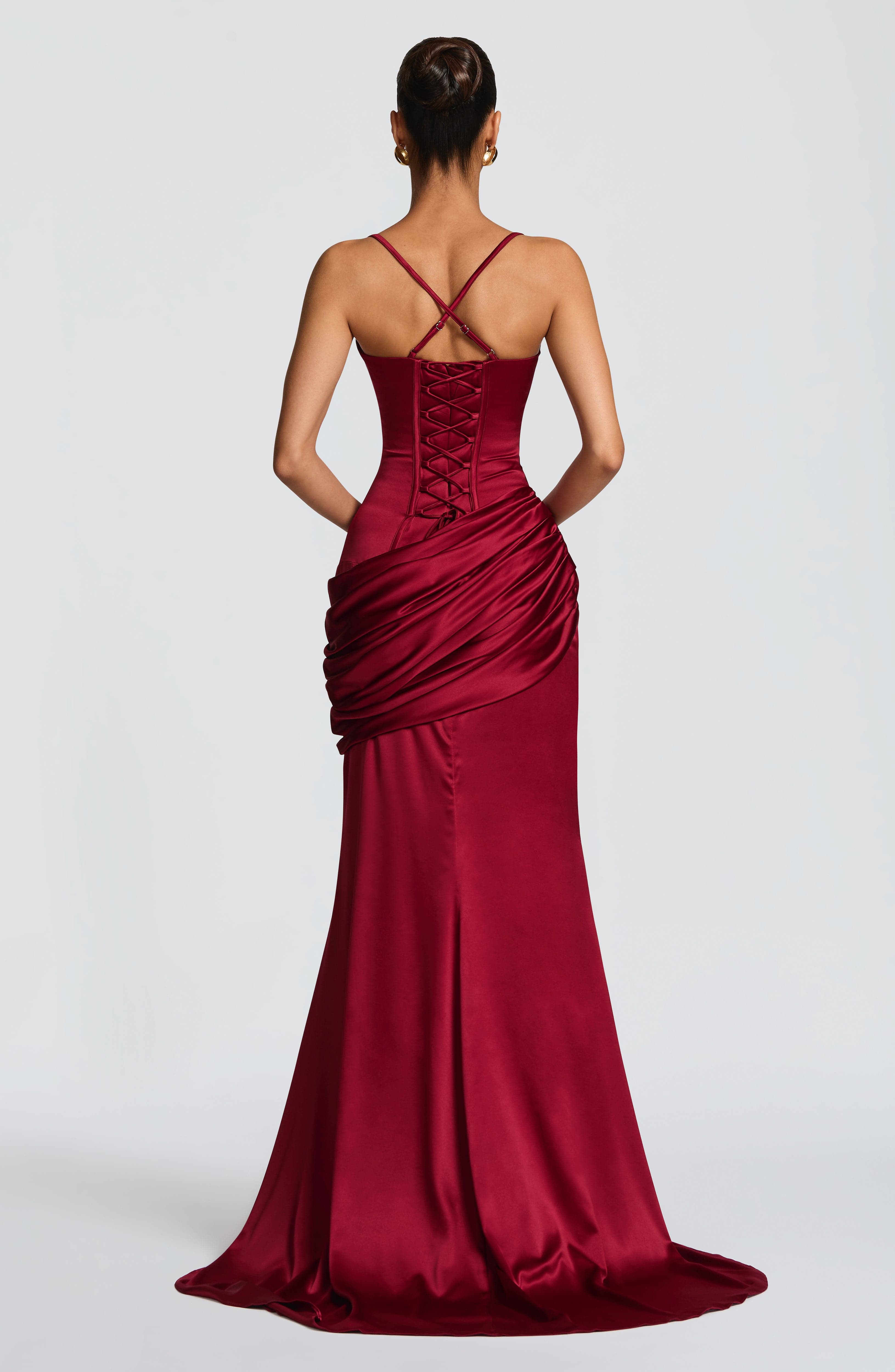 minilena Connie Gown Burgundy