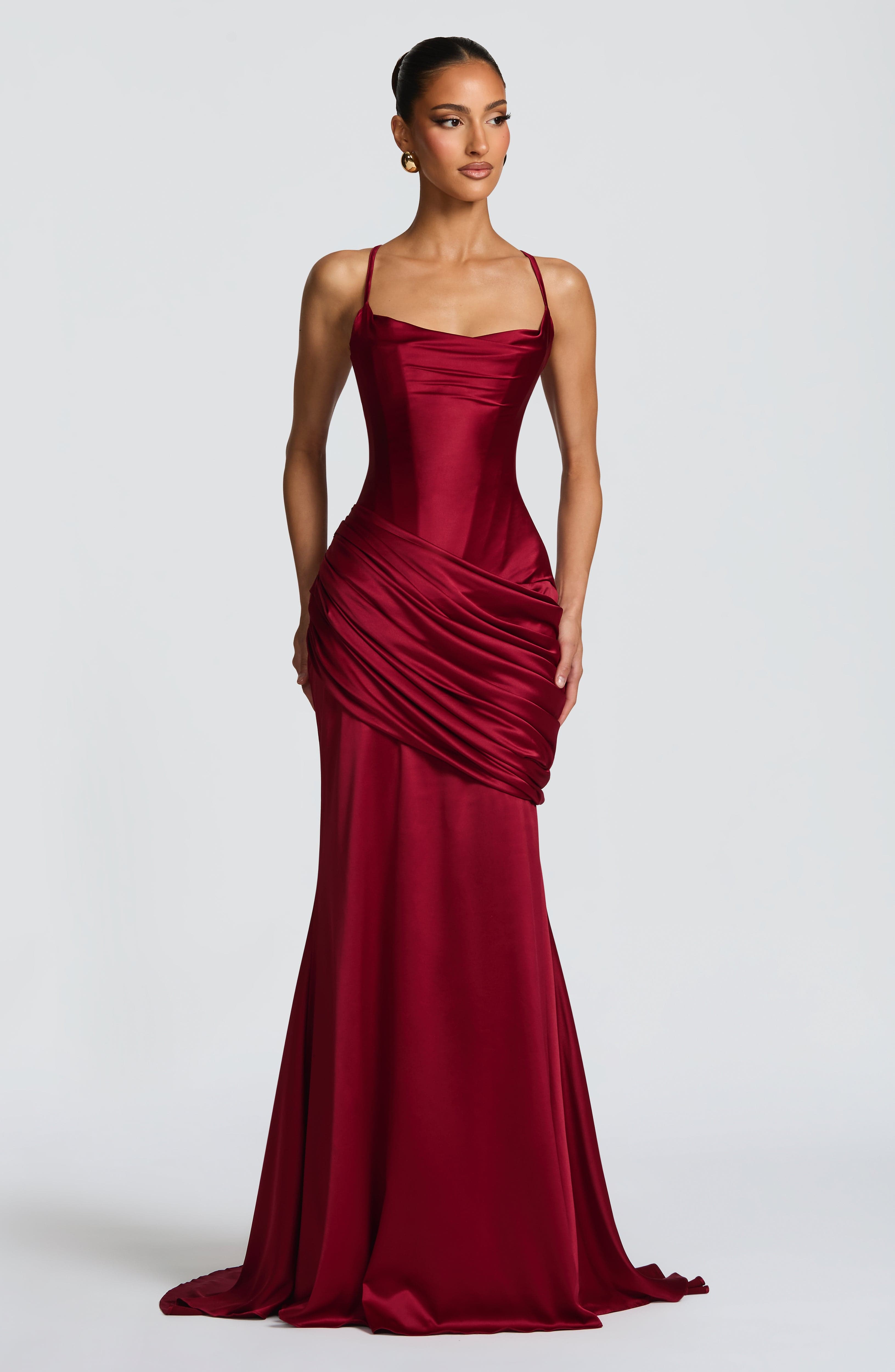 minilena Connie Gown Burgundy