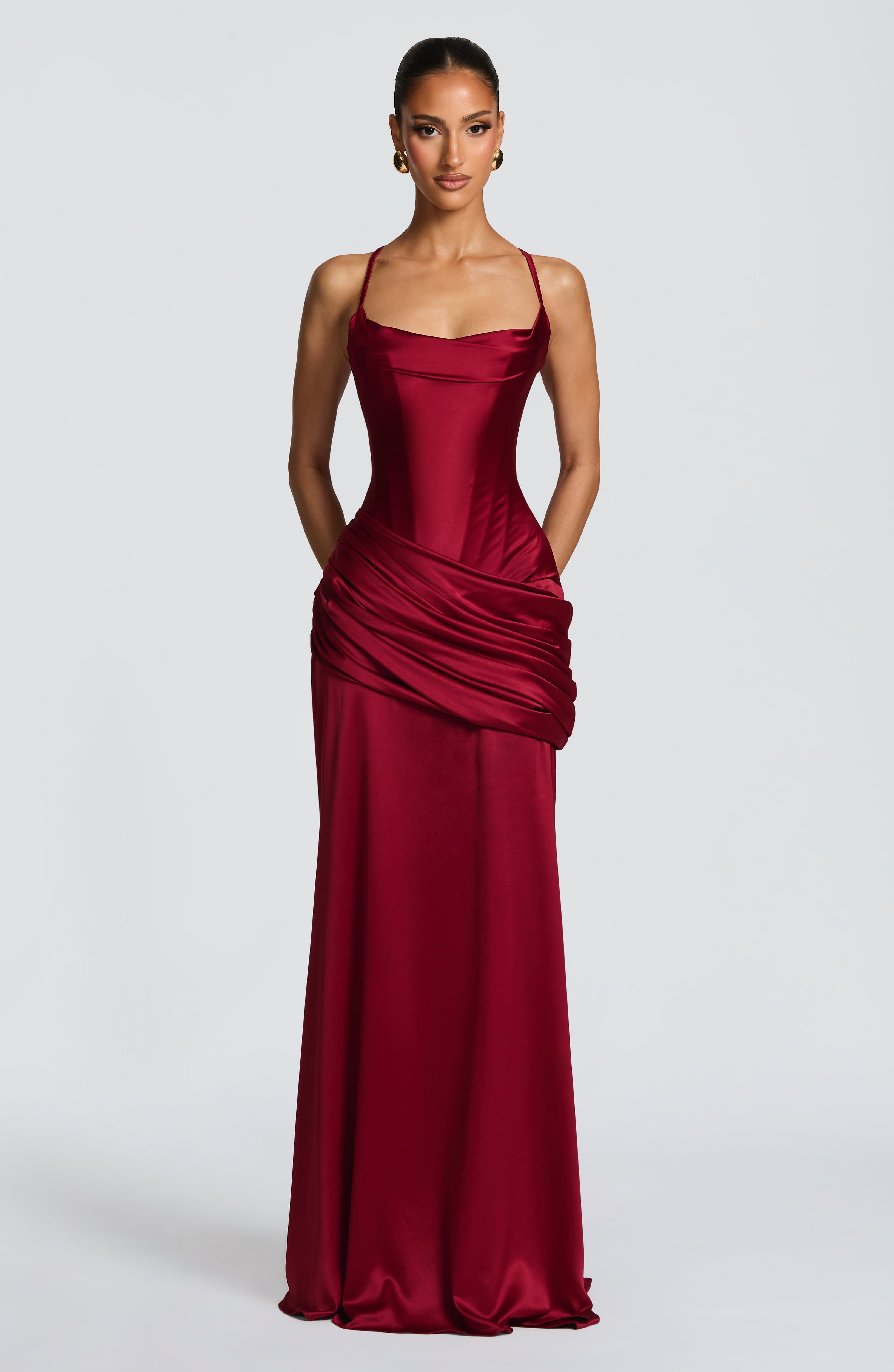 minilena Connie Gown Burgundy