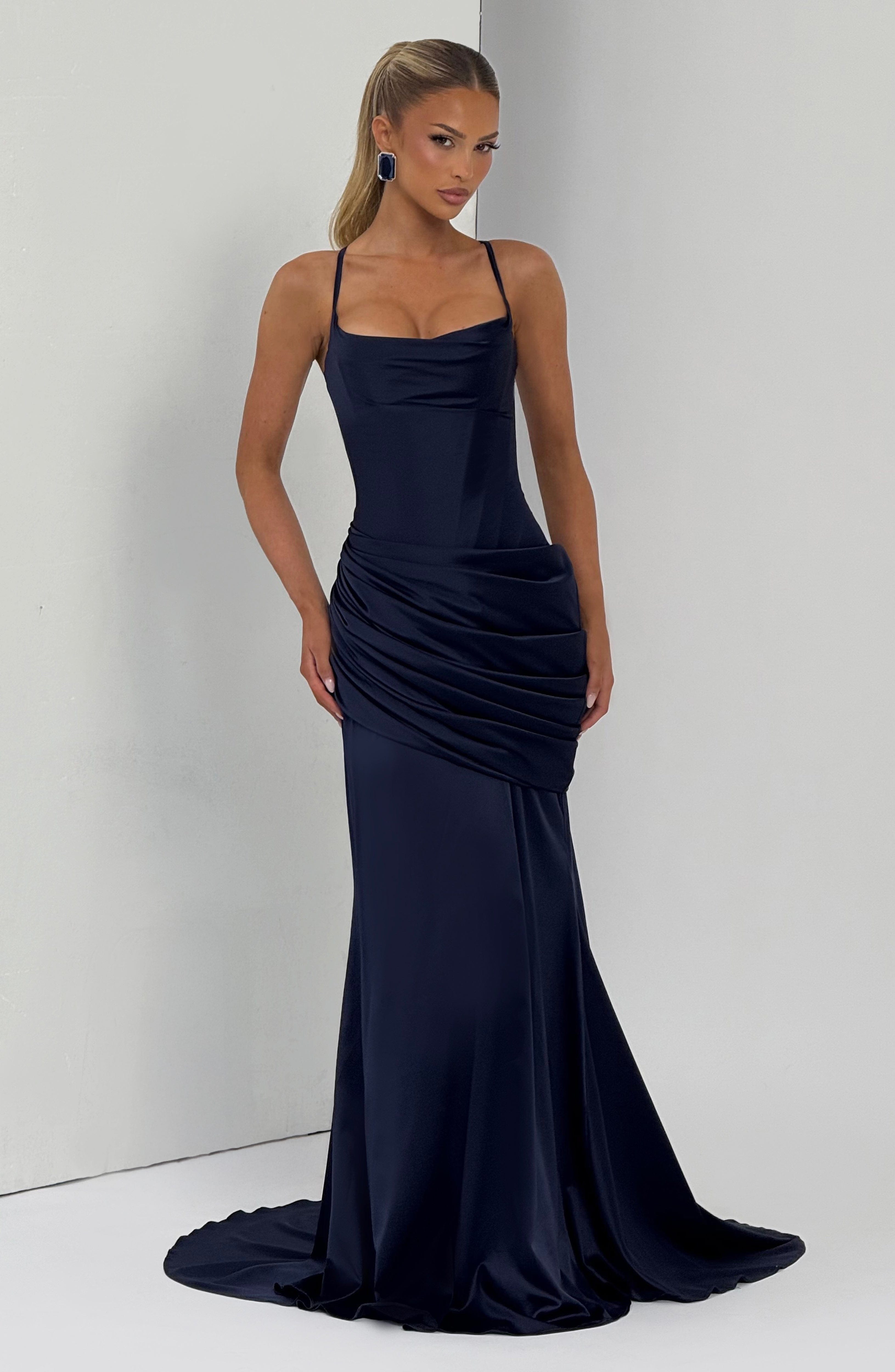 minilena Connie Gown Navy