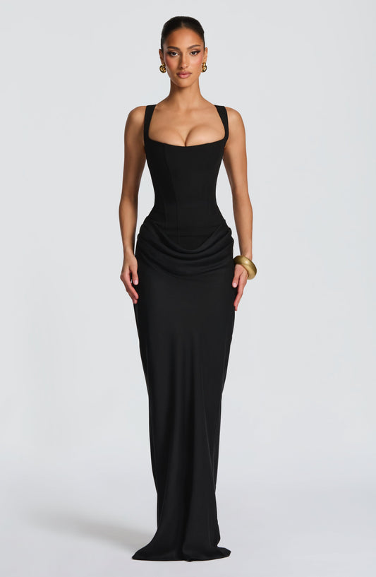 minilena Cornelia Maxi Dress Black