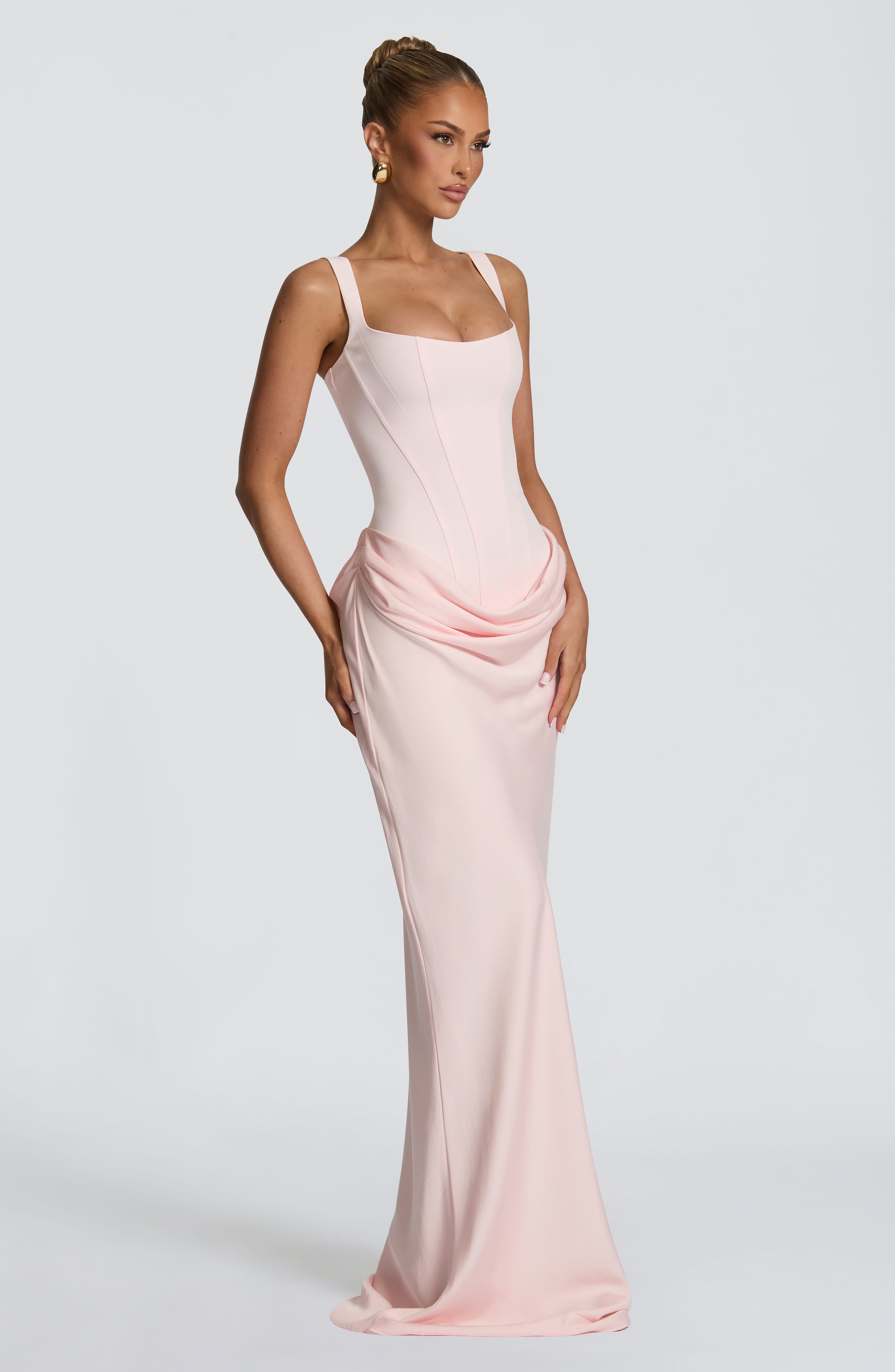 minilena Cornelia Maxi Dress Blush