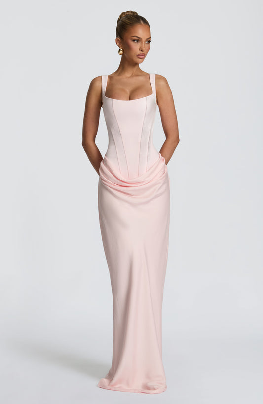 minilena Cornelia Maxi Dress Blush