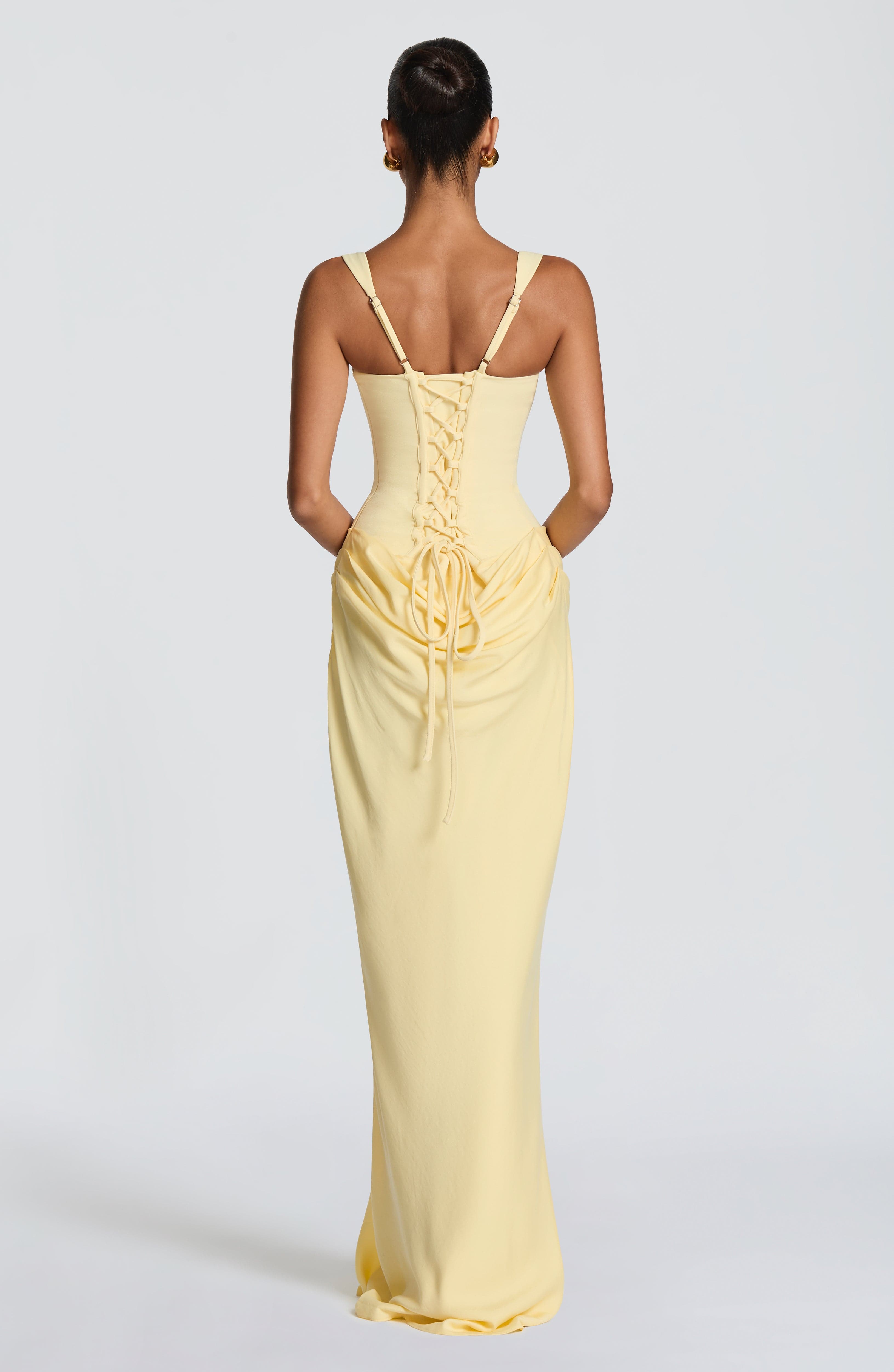 minilena Cornelia Maxi Dress Lemon