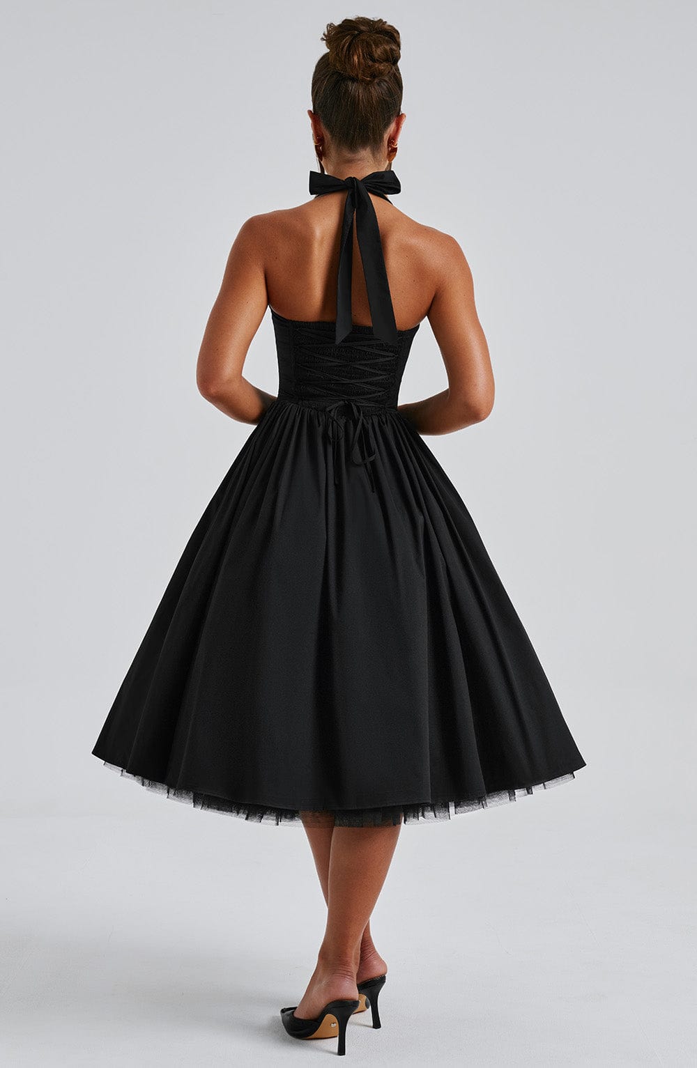 minilena Cressida Midi Dress Black