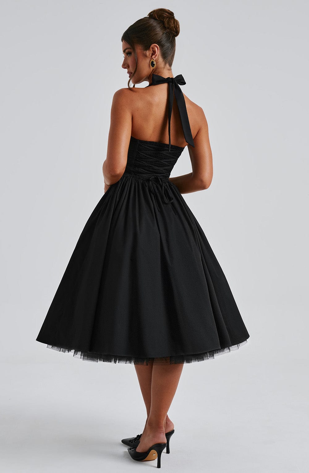 minilena Cressida Midi Dress Black