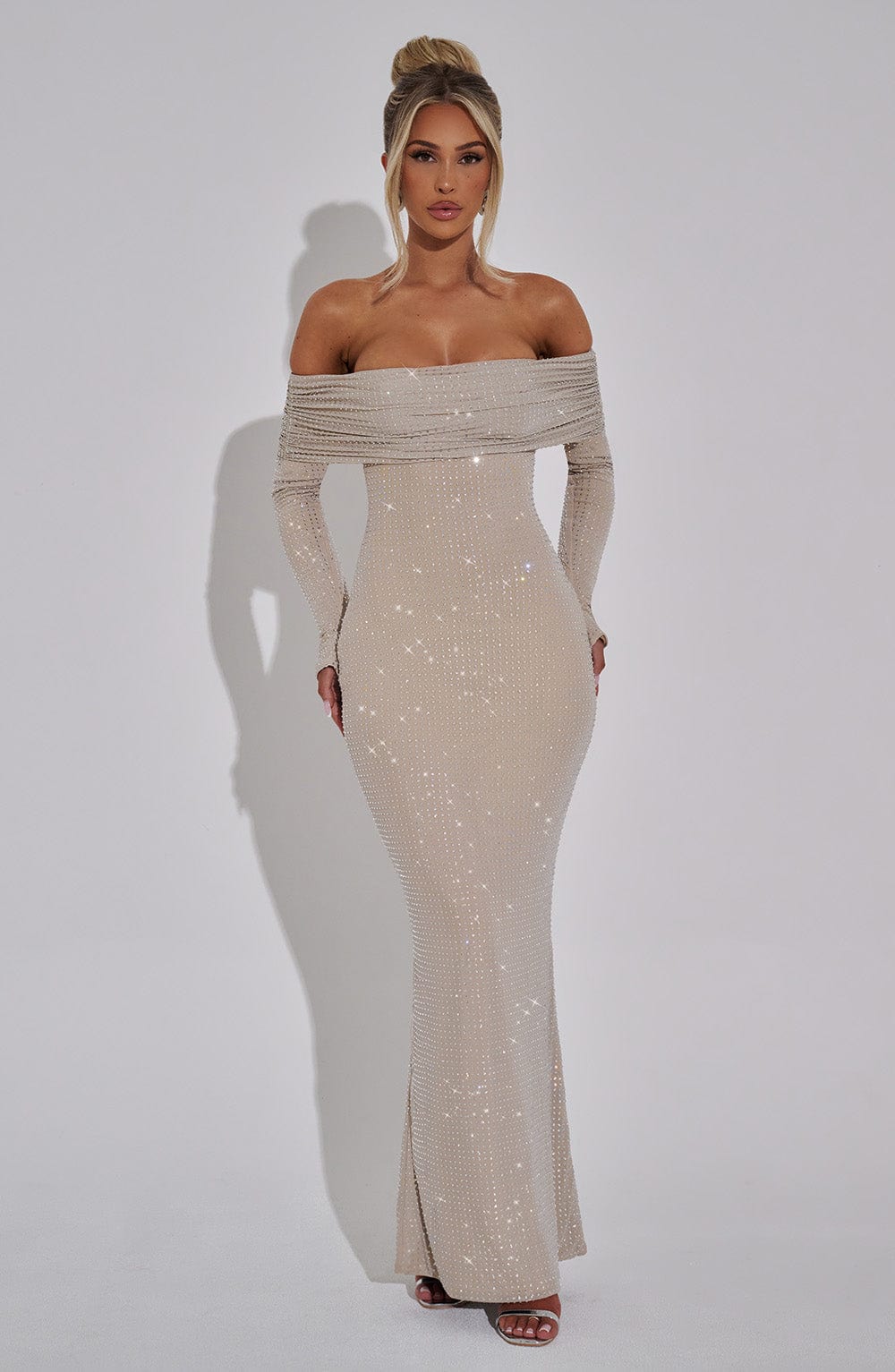 minilena Cyprus Maxi Dress Nude
