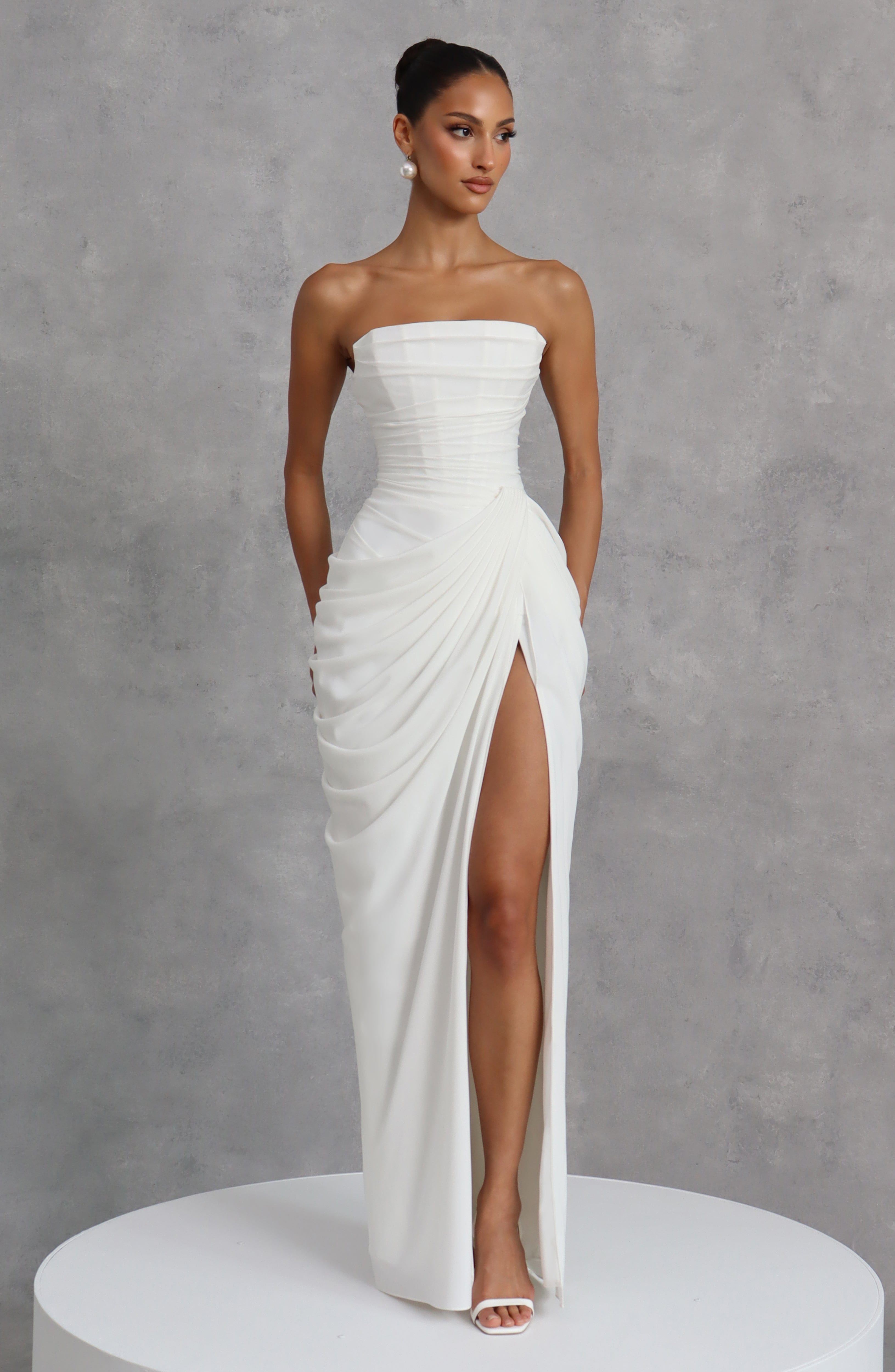 minilena Cyra Maxi Dress Ivory