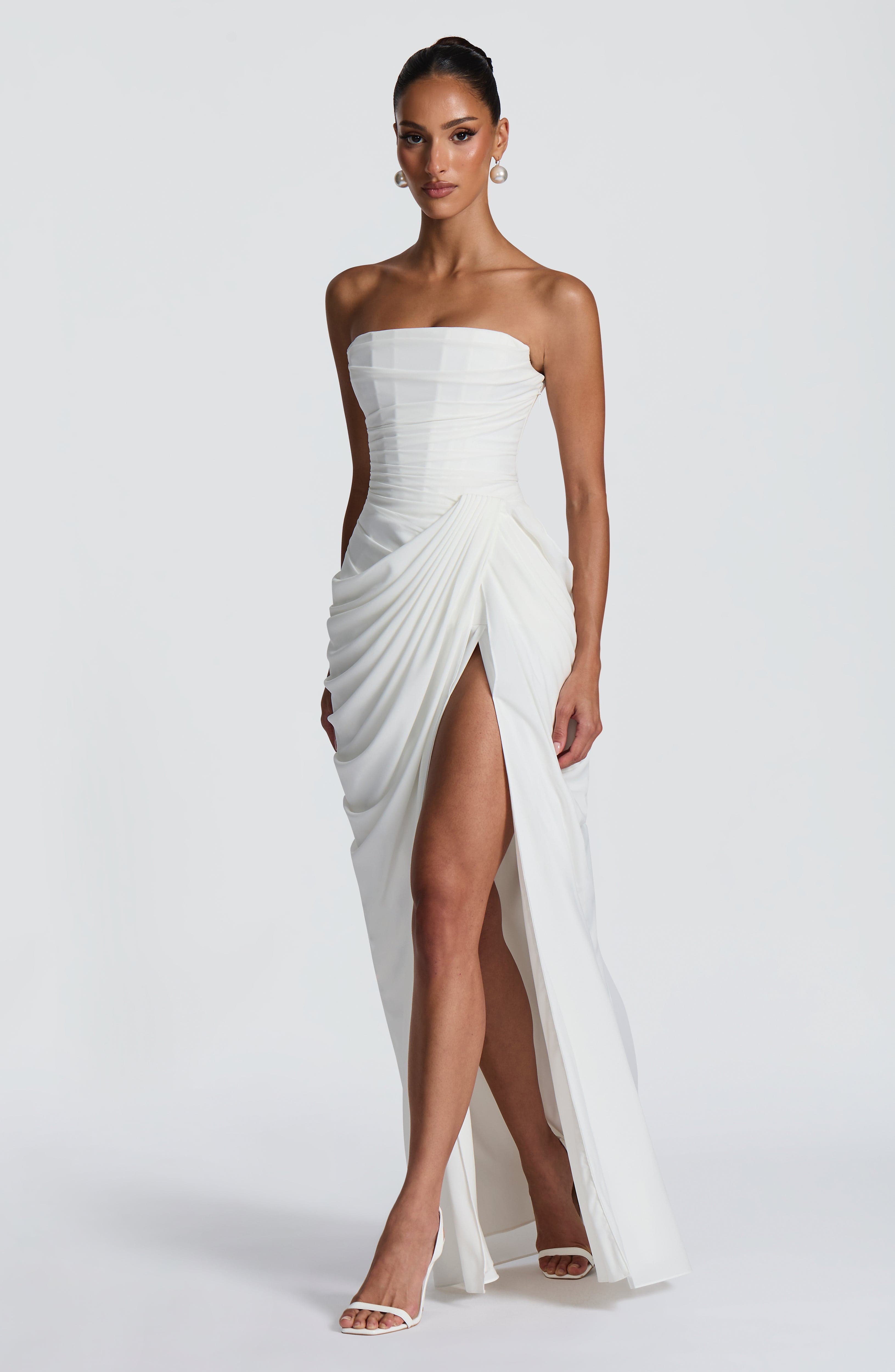 minilena Cyra Maxi Dress Ivory