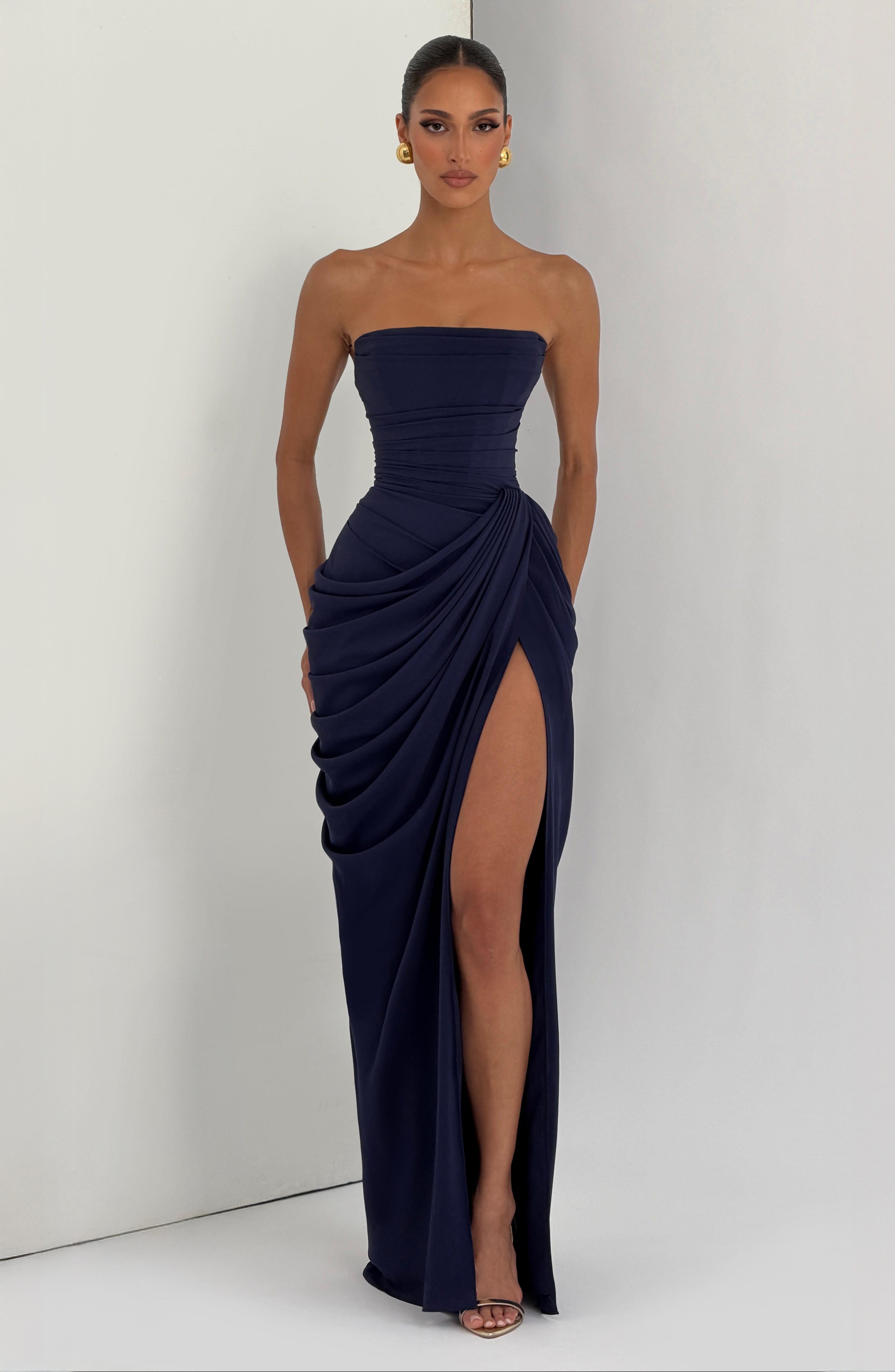 minilena Cyra Maxi Dress Navy