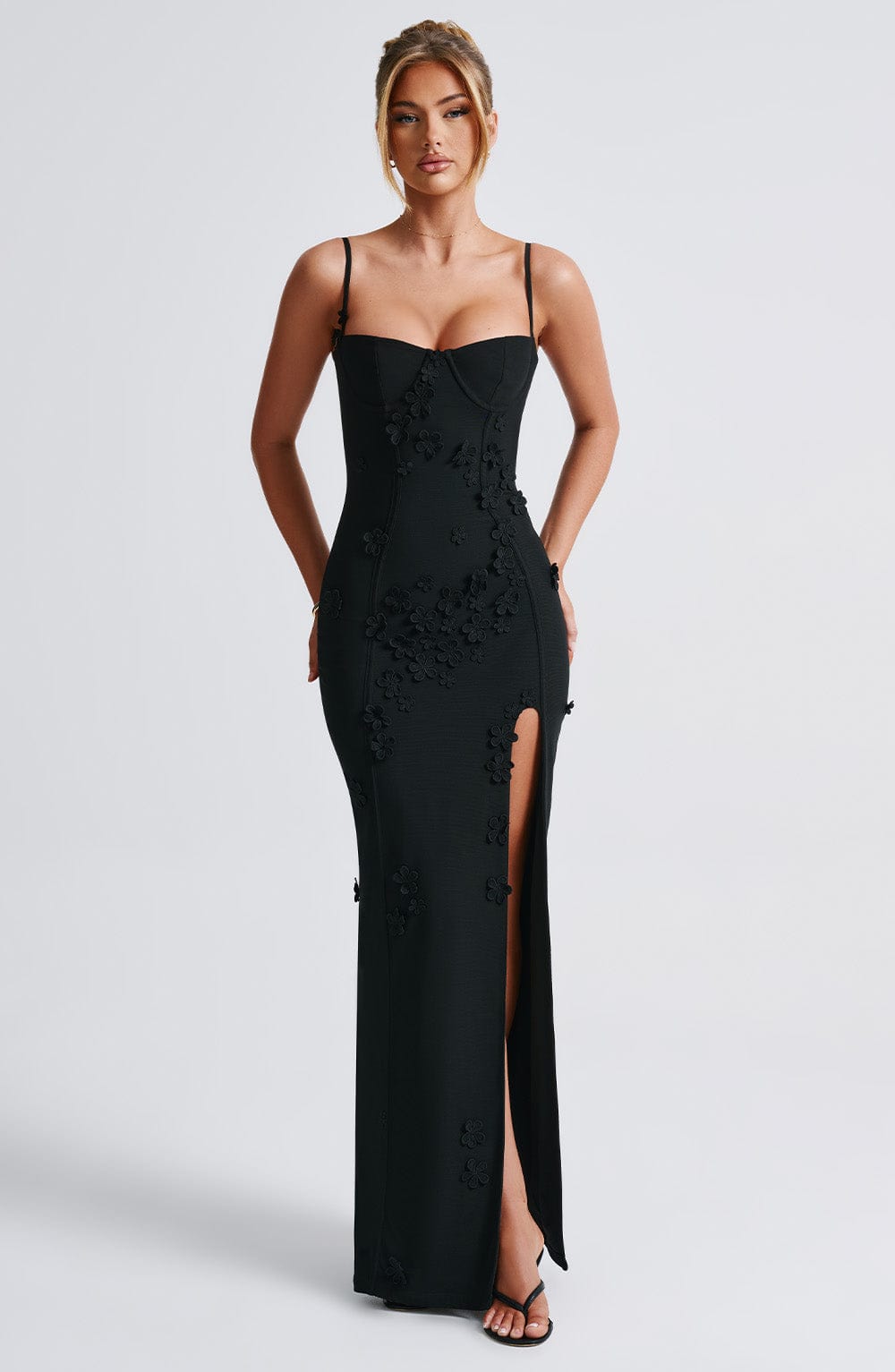 minilena Dalary Maxi Dress Black Lined