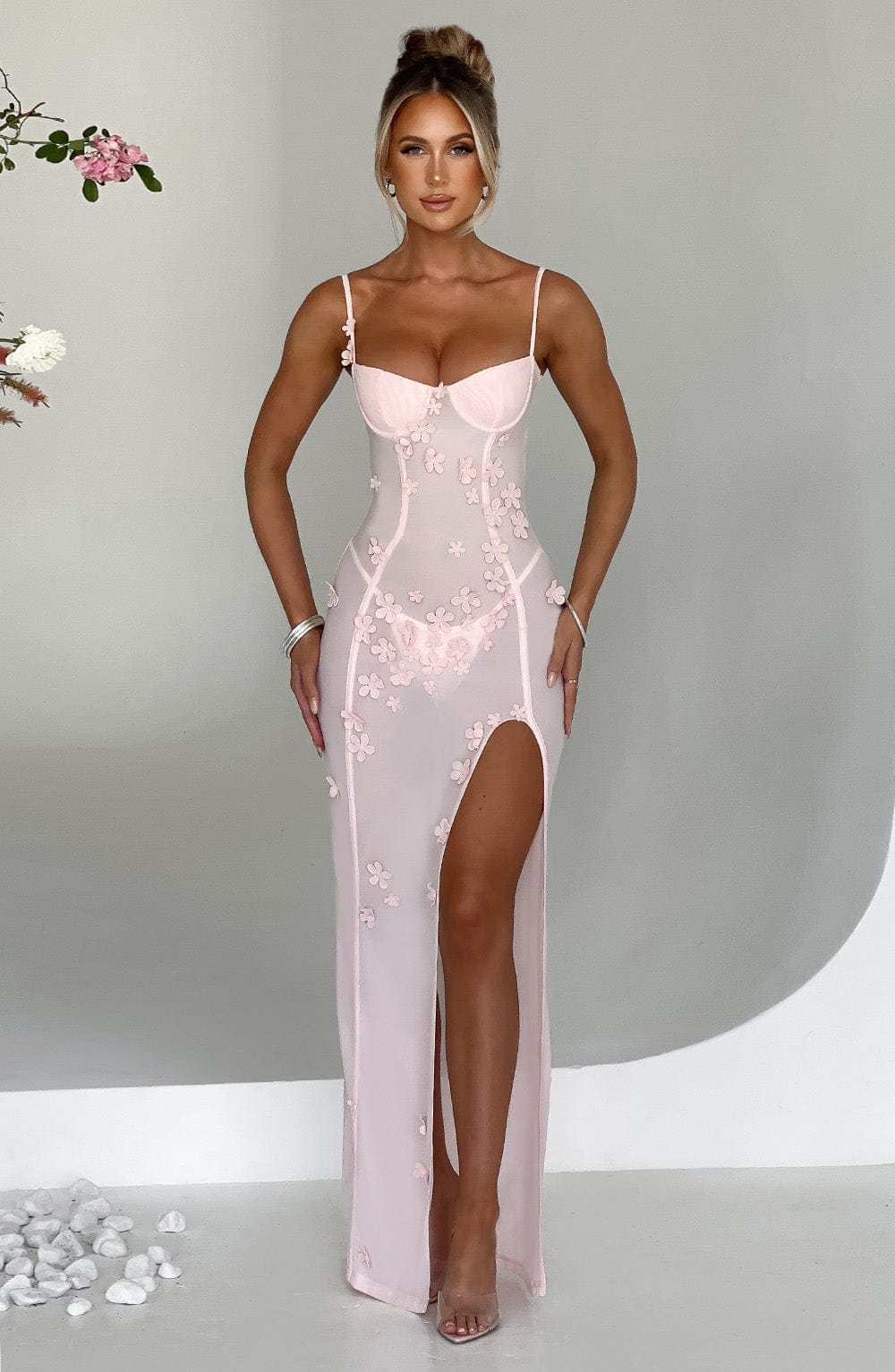 minilena Dalary Maxi Dress Blush