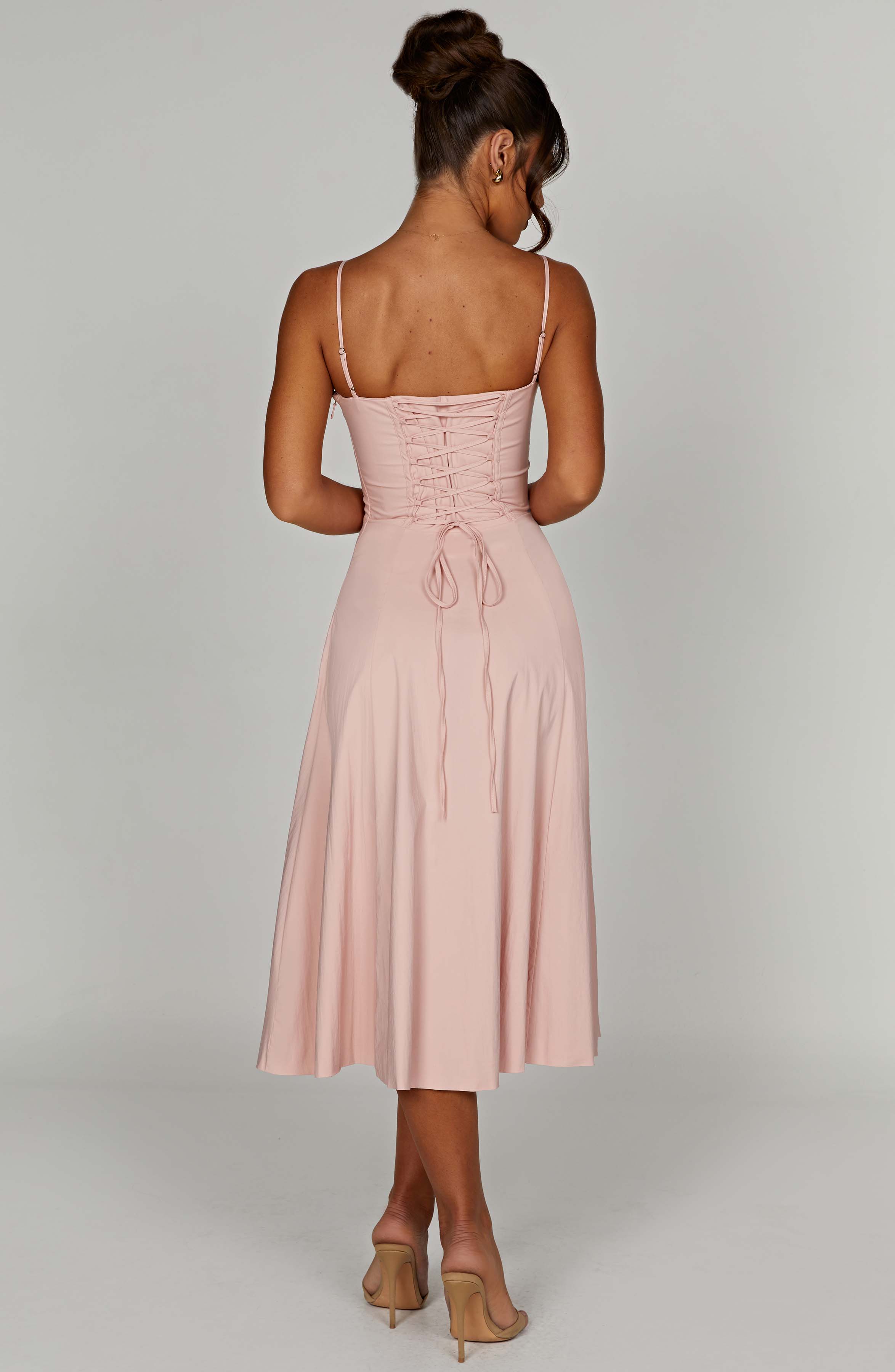 minilena Deanna Midi Dress Blush