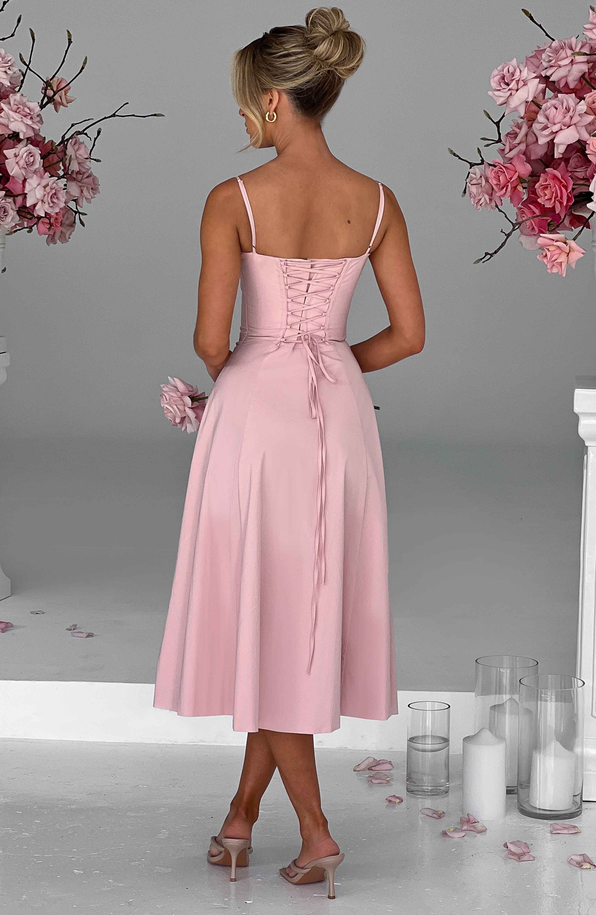 minilena Deanna Midi Dress Blush