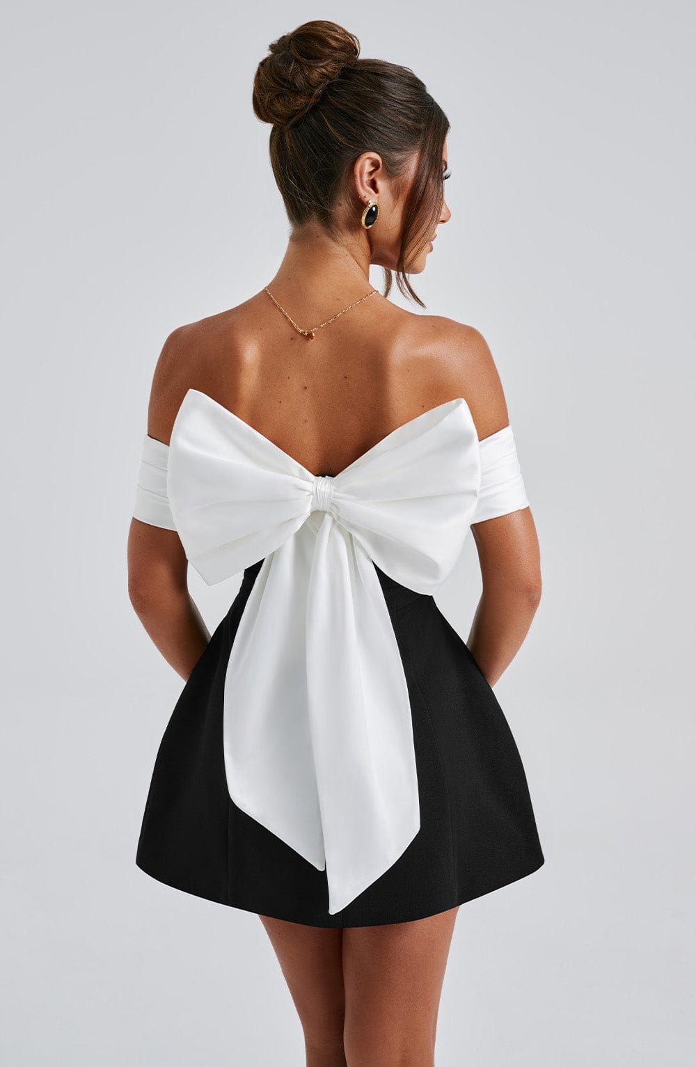 minilena Delta Mini Dress Black/White