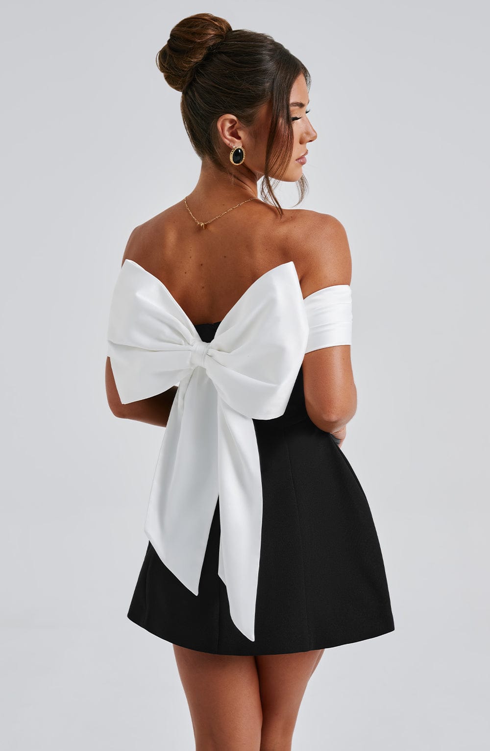 minilena Delta Mini Dress Black/White