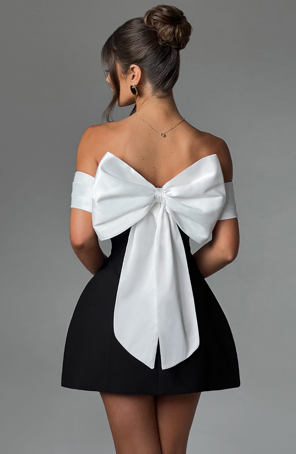 minilena Delta Mini Dress Black/White