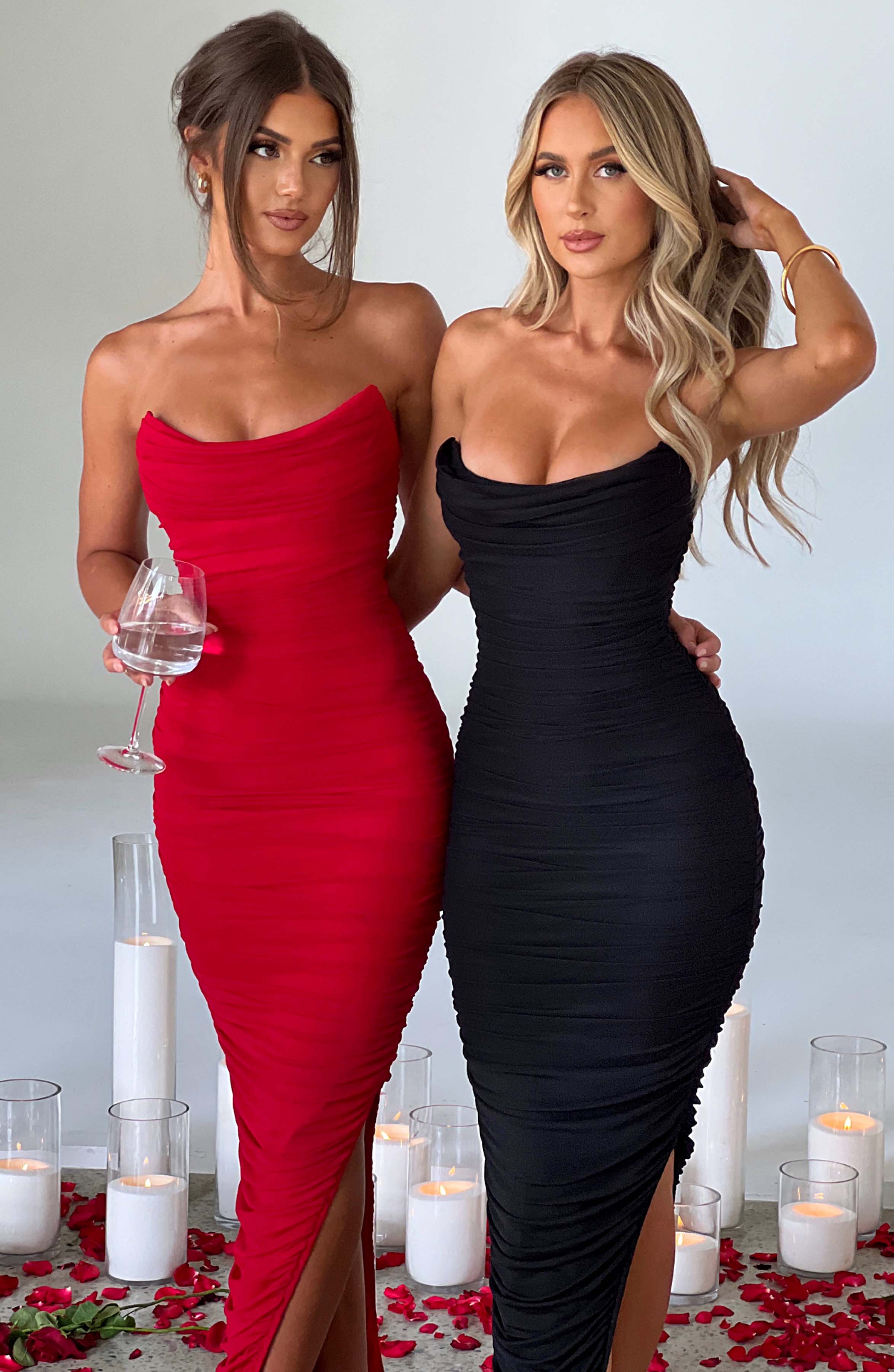 minilena Demi Maxi Dress Red