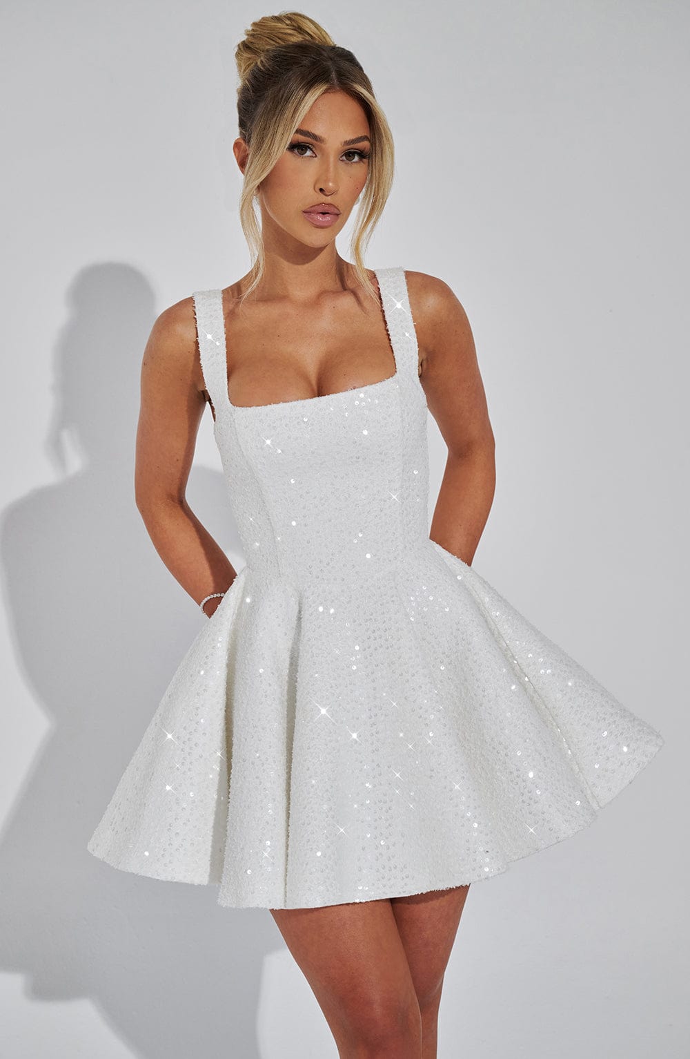 minilena Dorothy Mini Dress Ivory