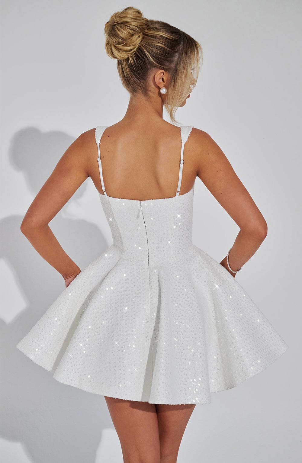 minilena Dorothy Mini Dress Ivory