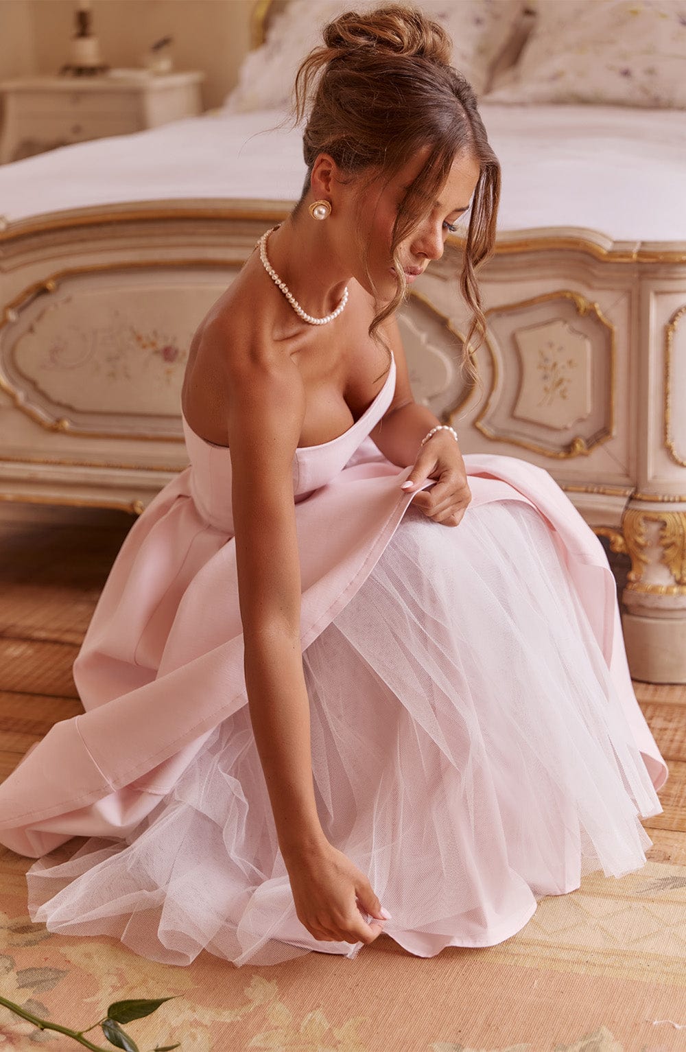 minilena Edith Midi Dress Blush