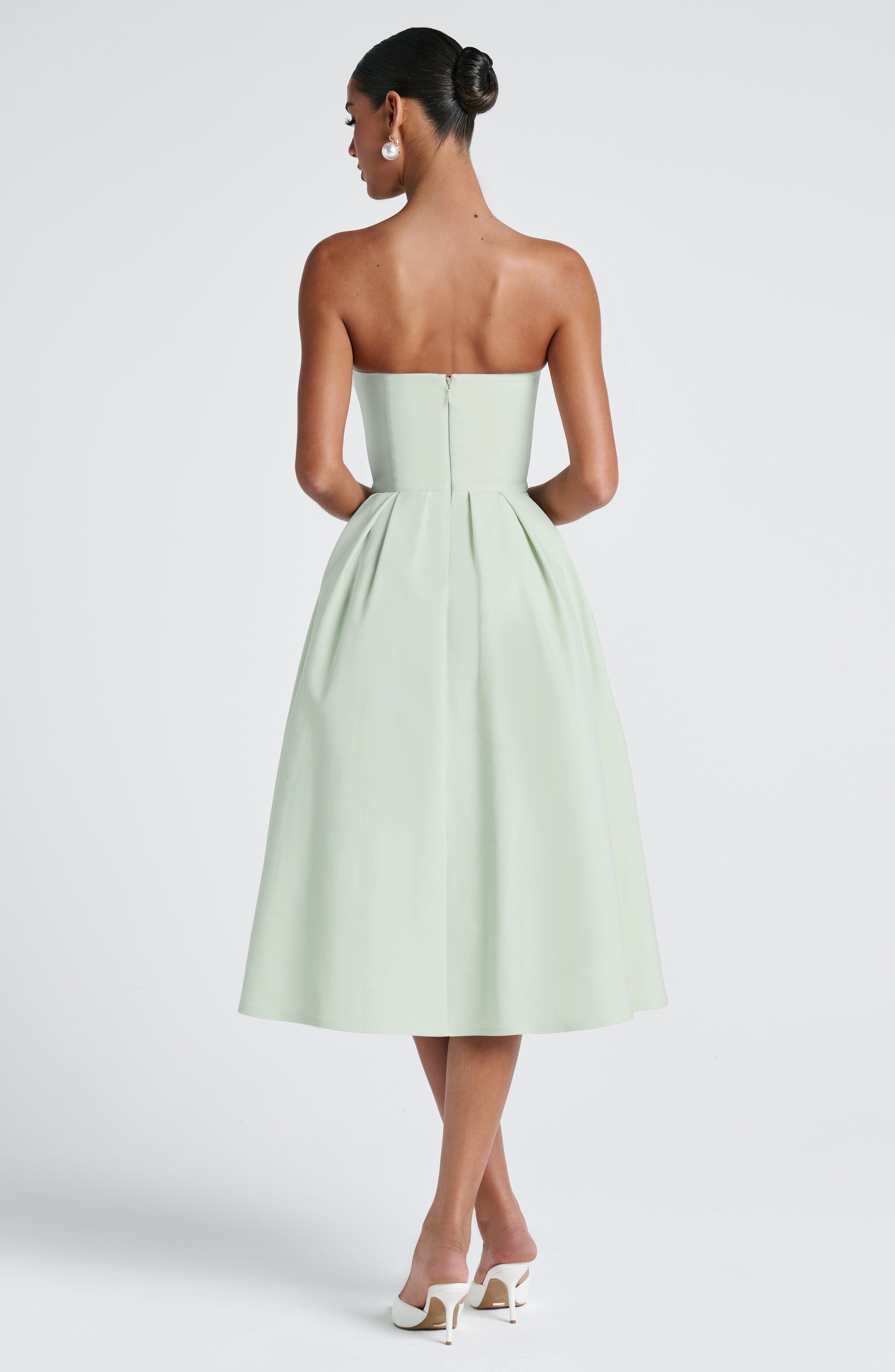 minilena Edith Midi Dress Mint