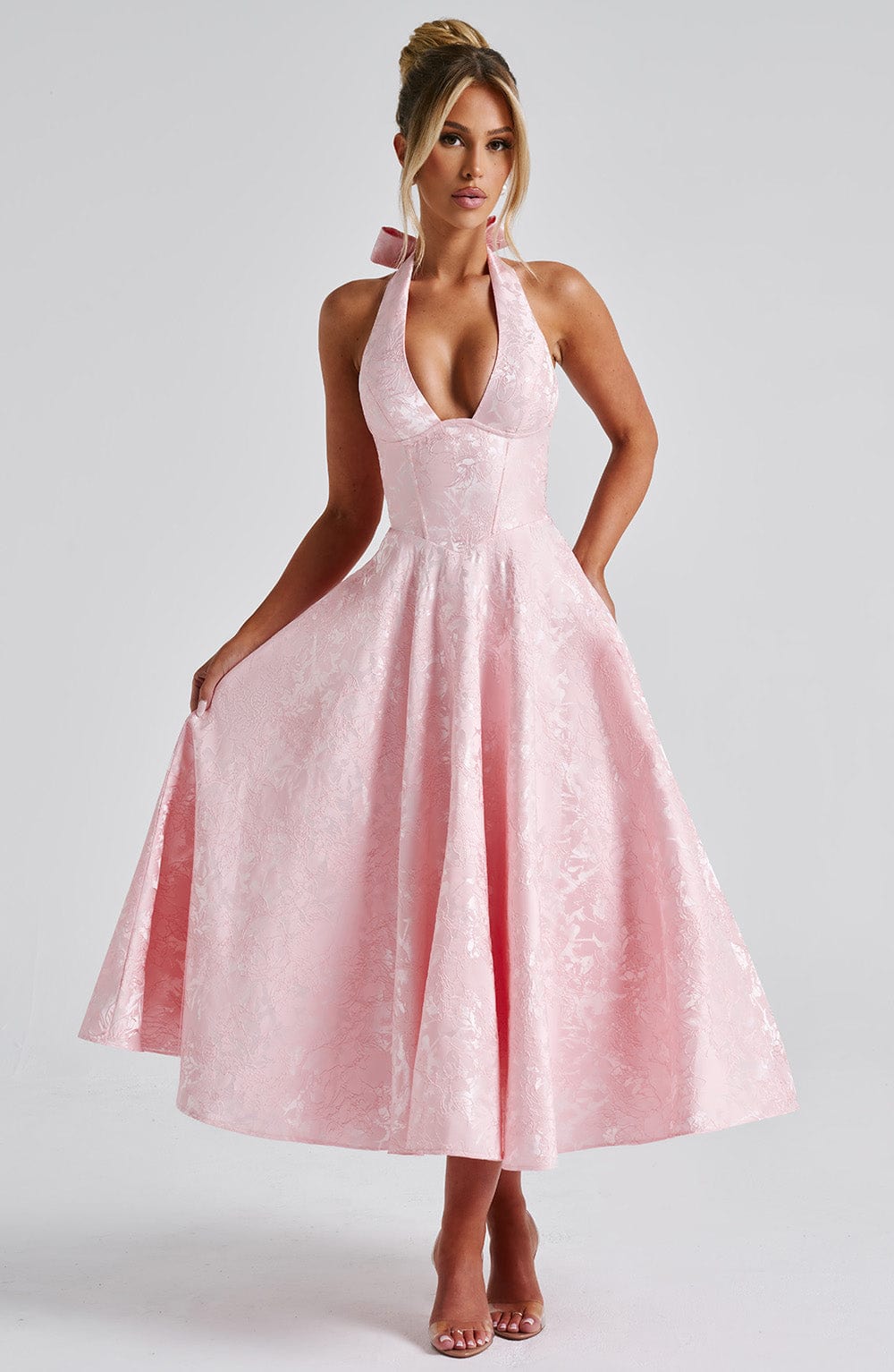 minilena Effie Midi Dress Blush