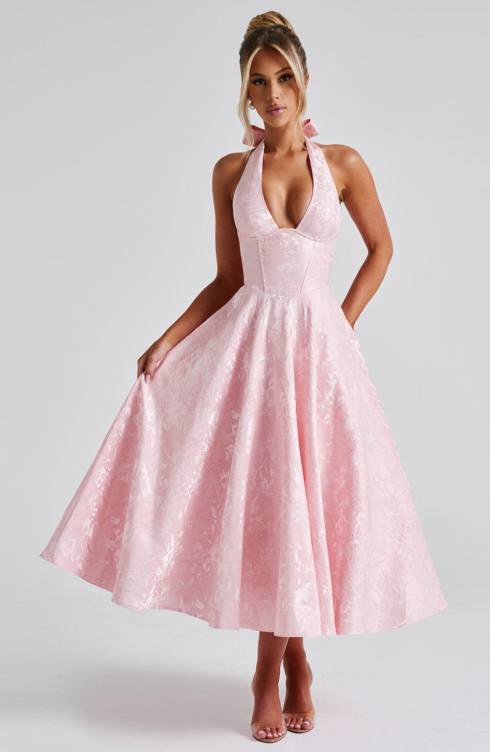 minilena Effie Midi Dress Blush