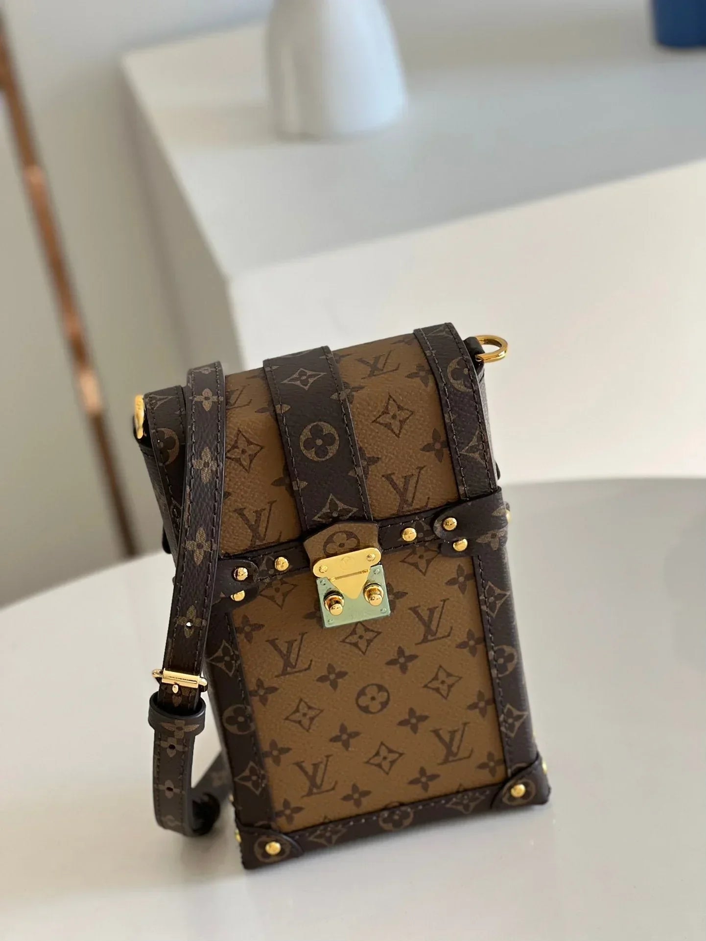 Vertical Trunk Pochette Bag Lv