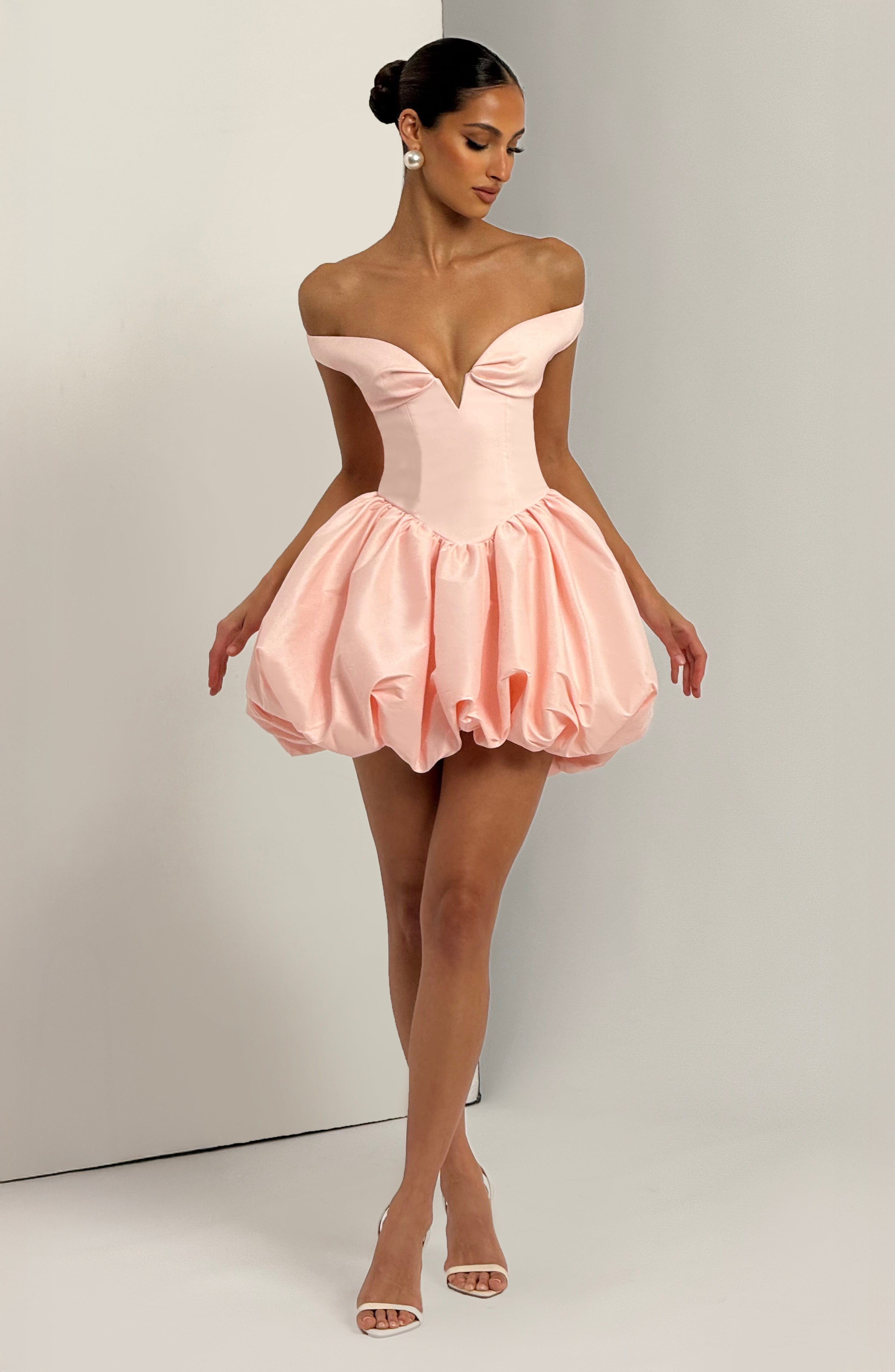 minilena Eileen Mini Dress Blush