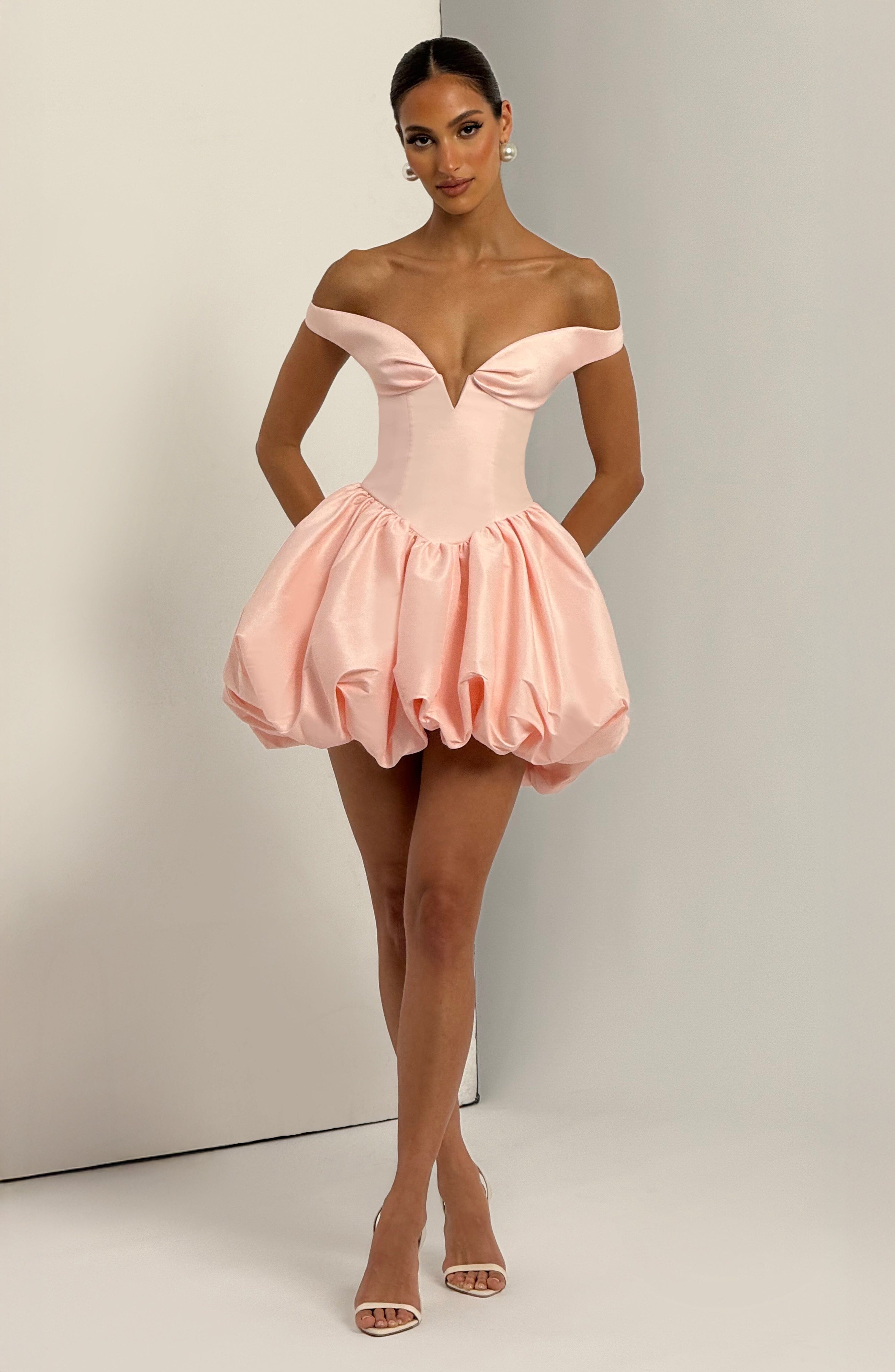 minilena Eileen Mini Dress Blush