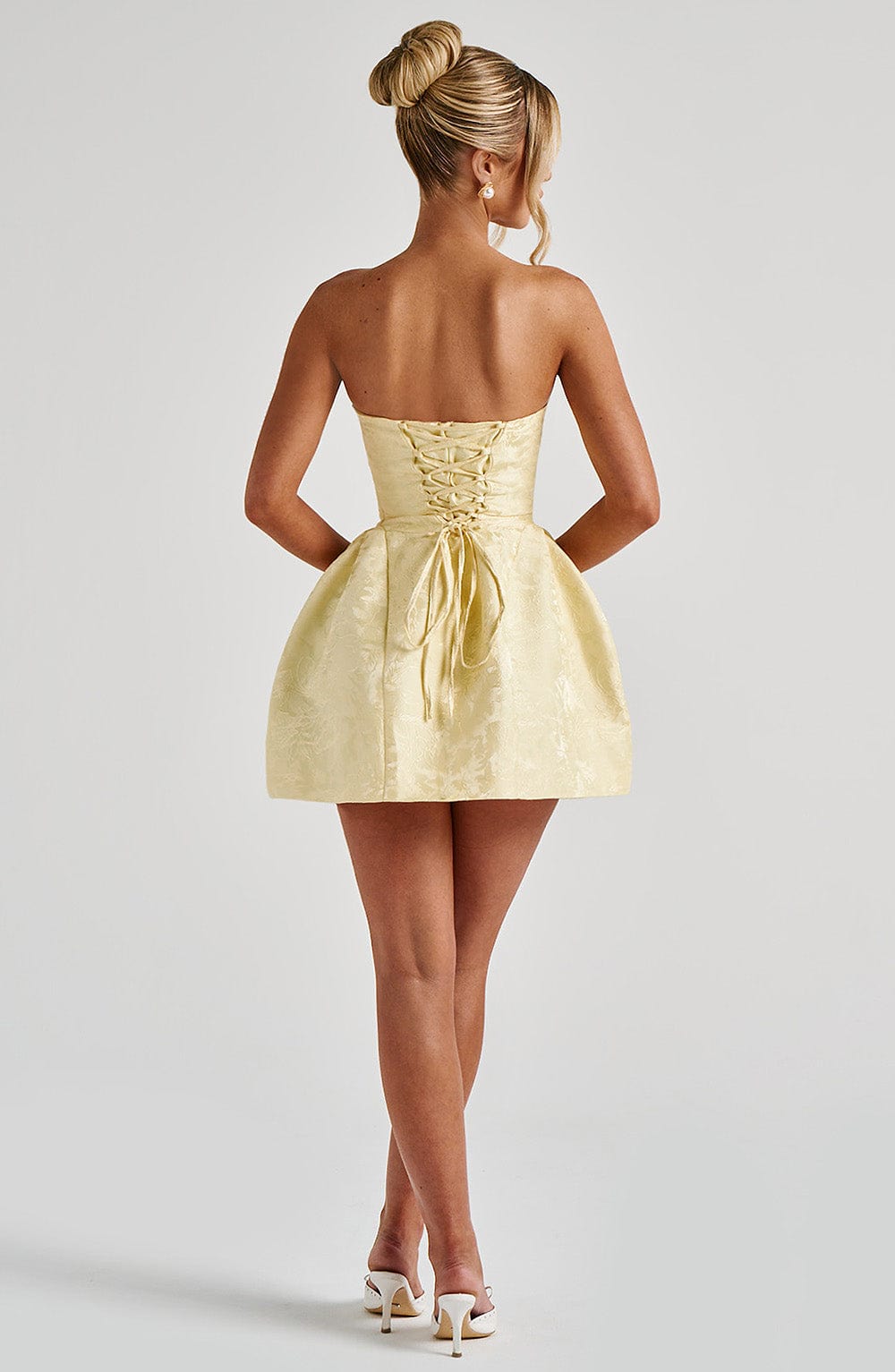 minilena Elenora Mini Dress Lemon