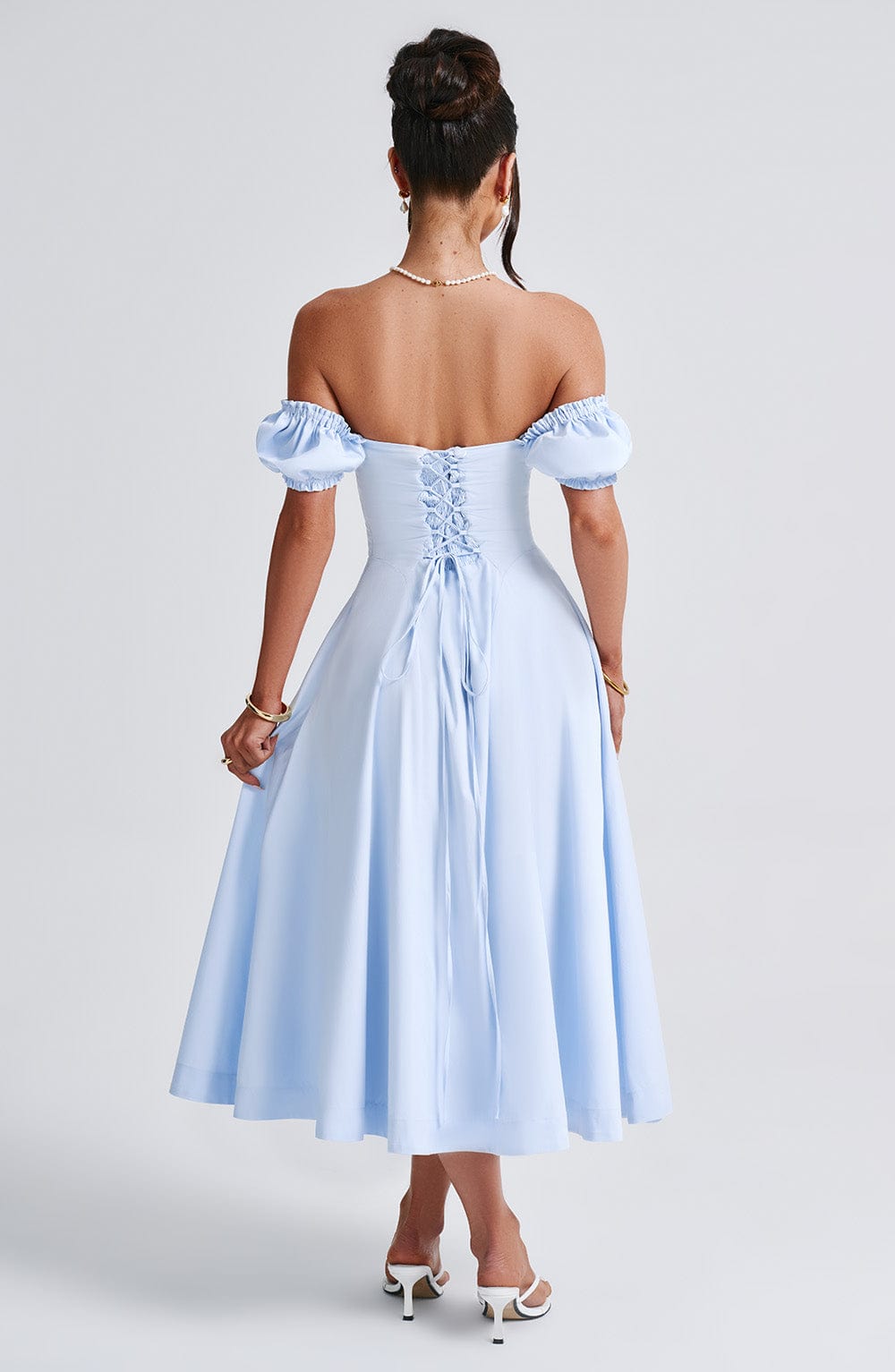 minilena Elora Midi Dress Blue